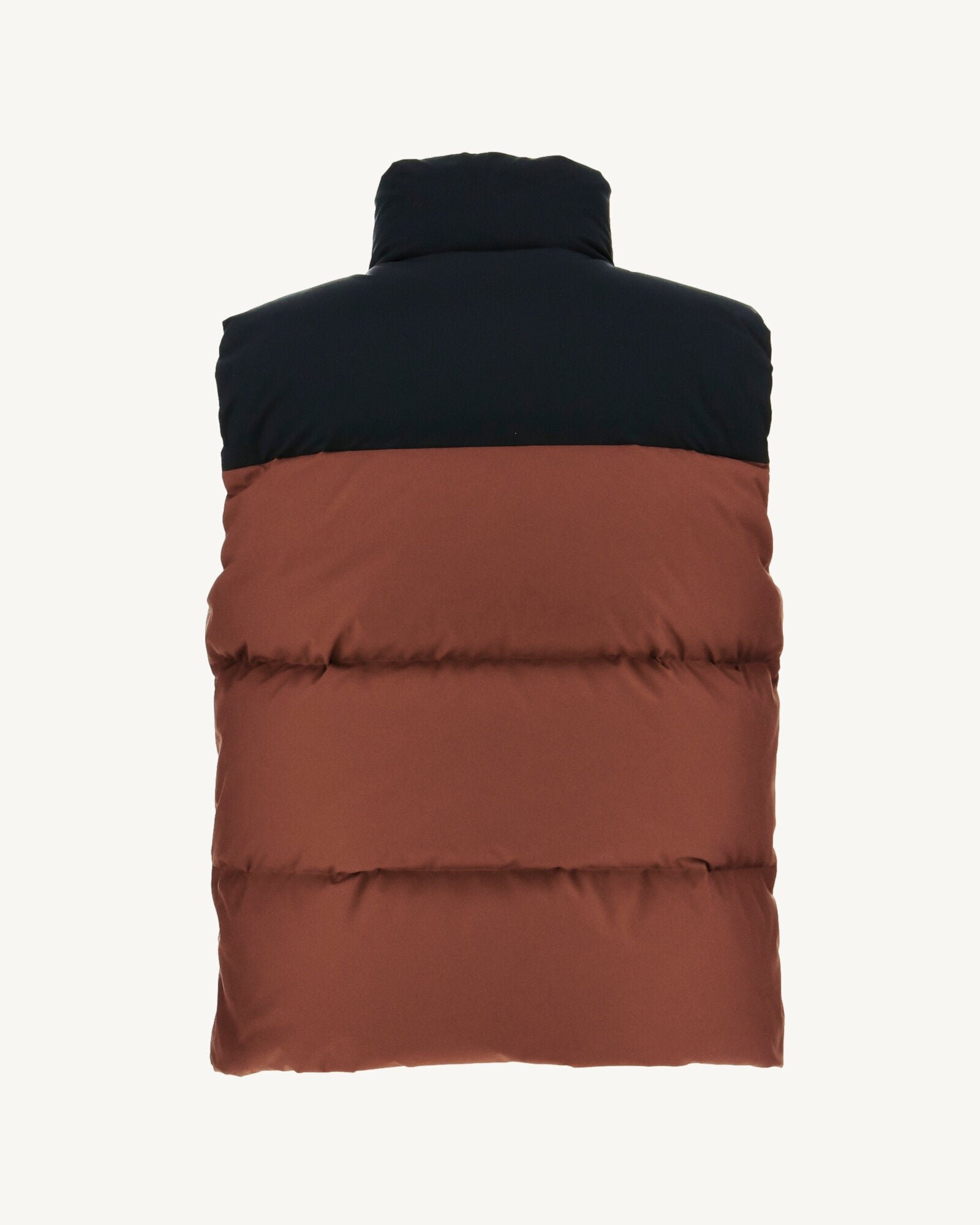Two-tone cold weather parka by Sakai JOTT Brown