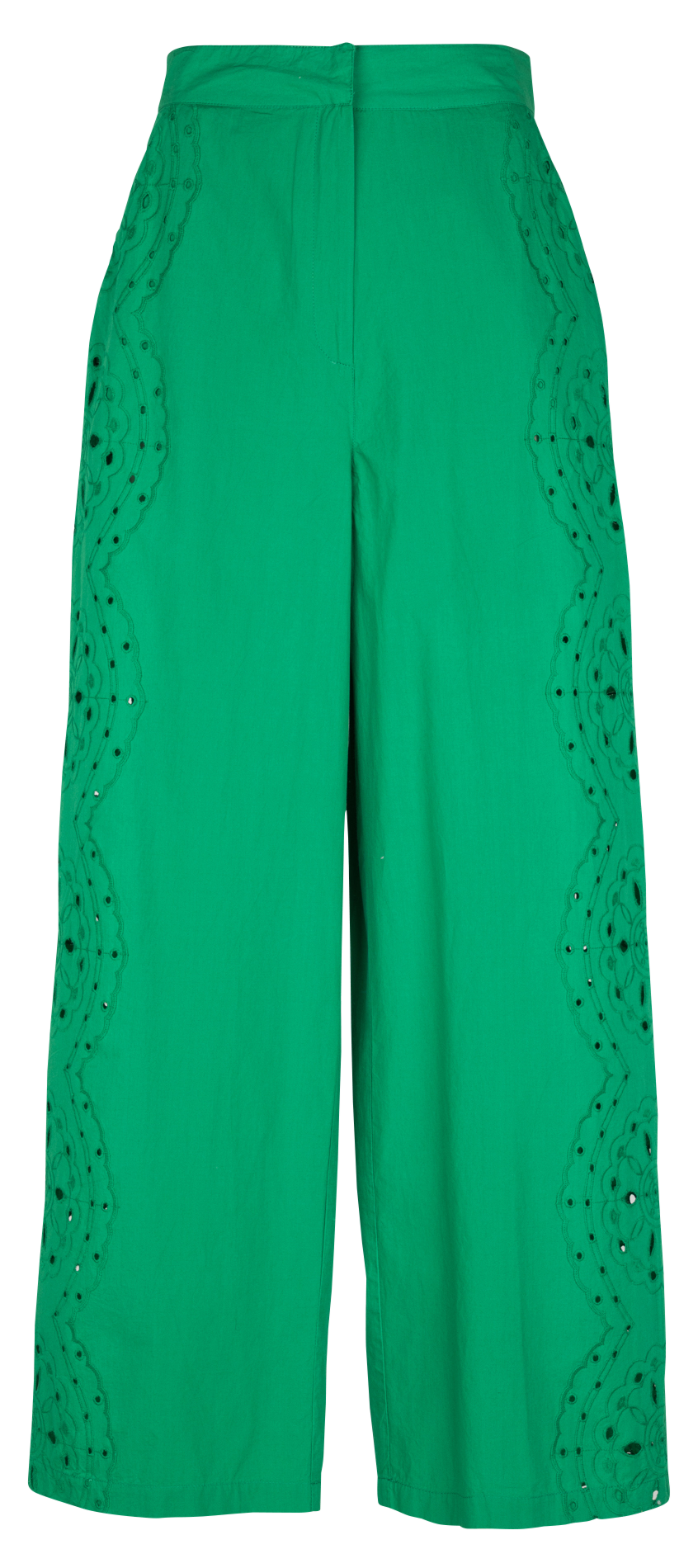Wide cotton trousers  LA PETITE ETOILE Green
