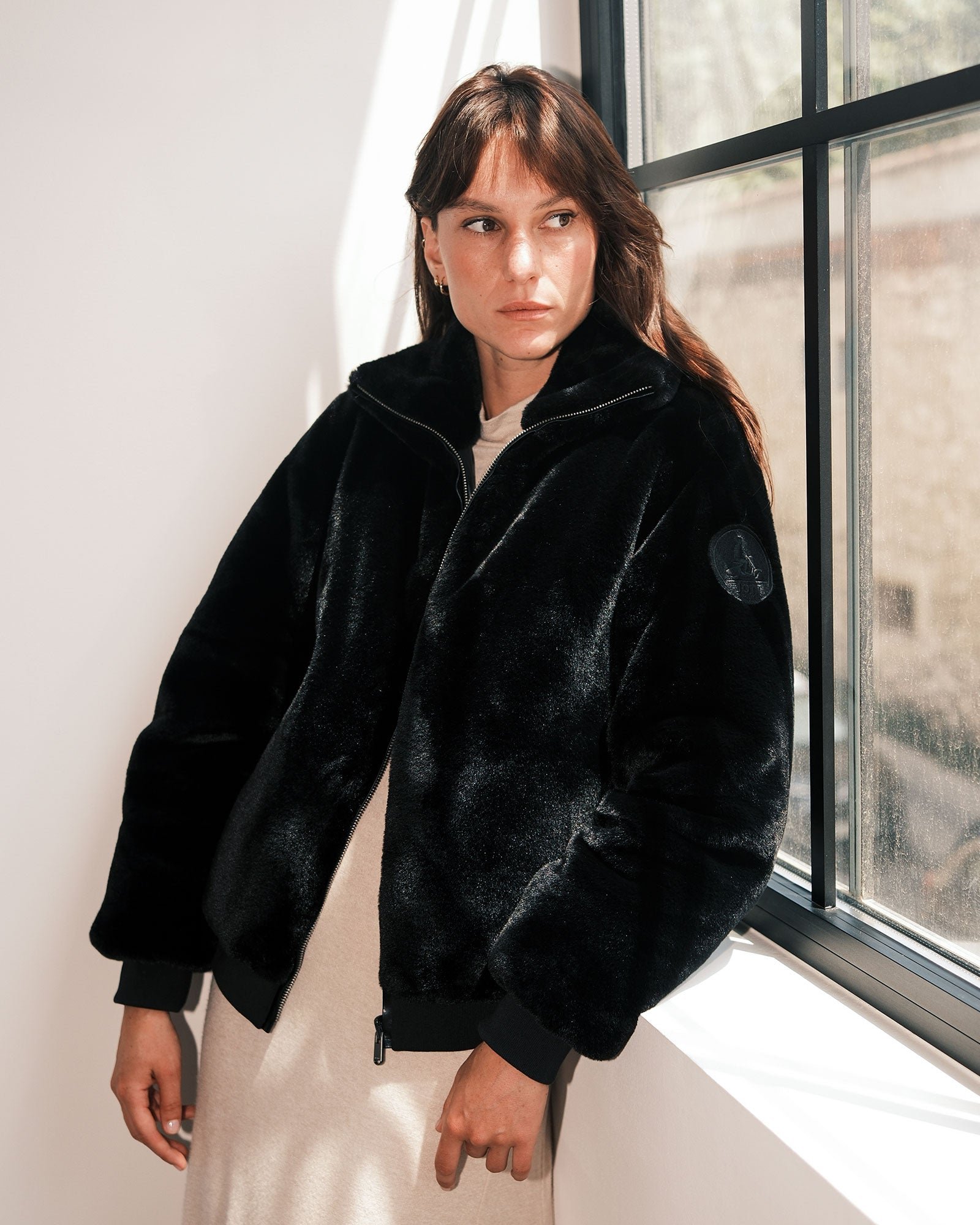 Reversible down jacket for extreme cold gala 2.0 JOTT Black