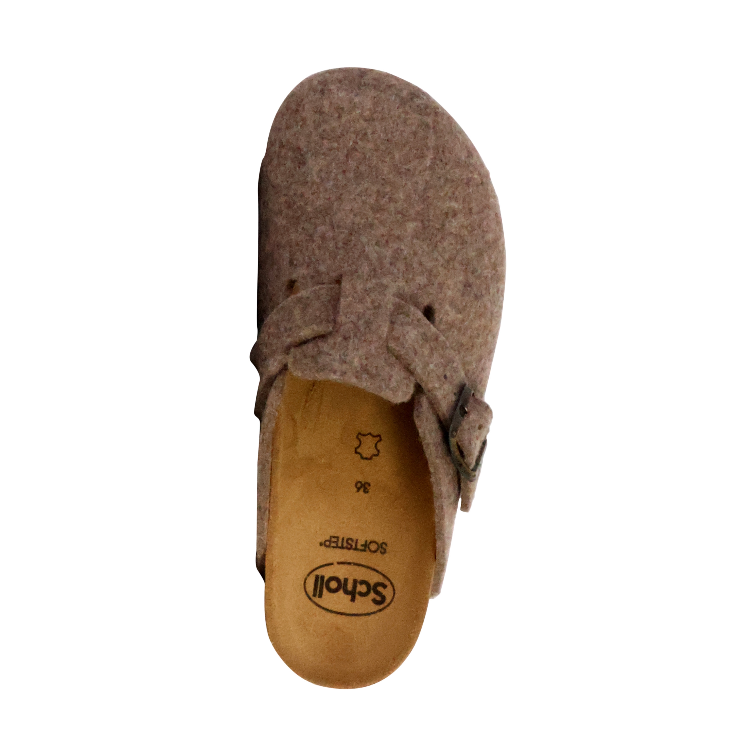 Leather mules Fae SCHOLL Beige