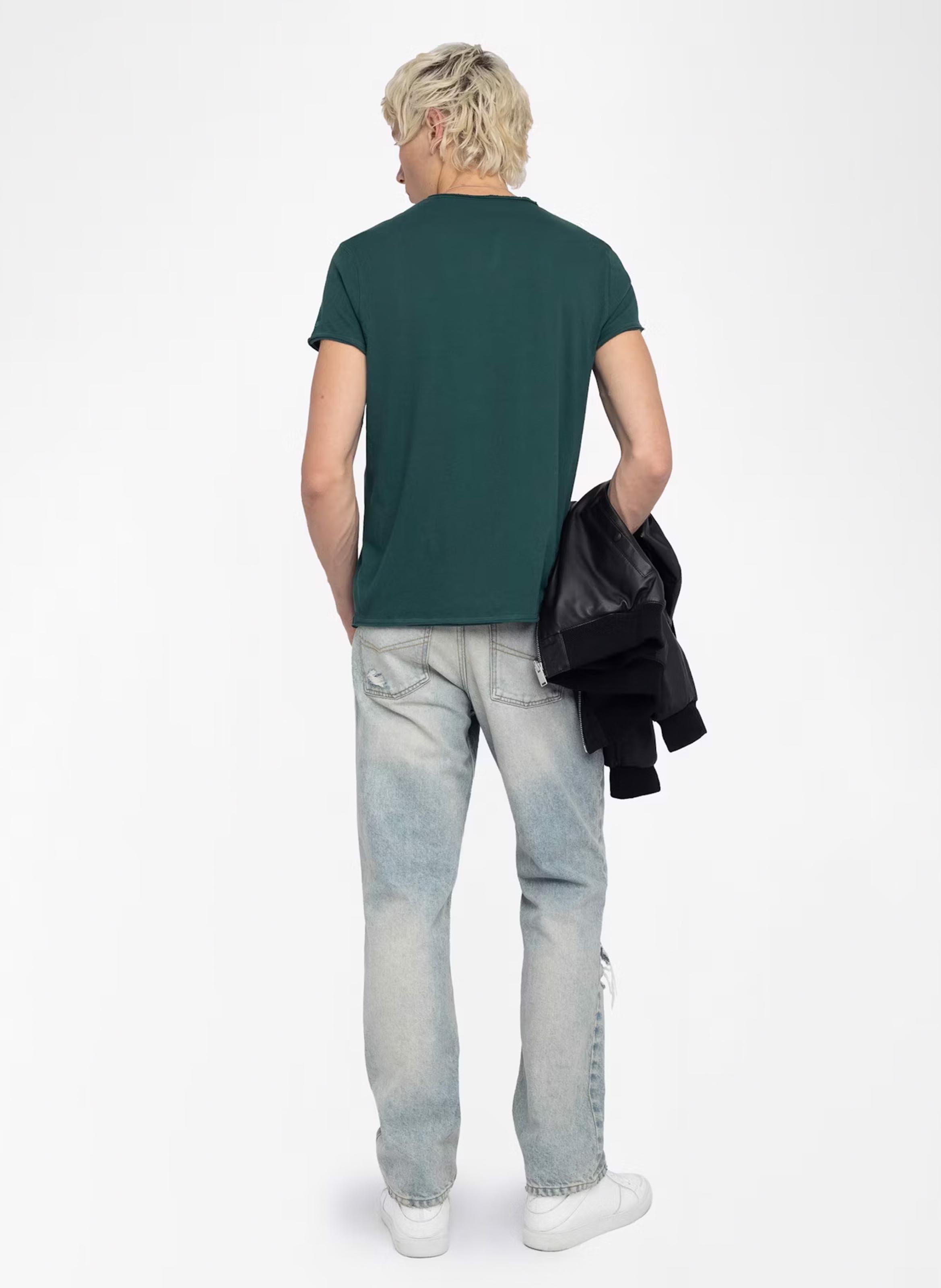 Tee-shirt droit en coton ZADIG&amp;VOLTAIRE Vert
