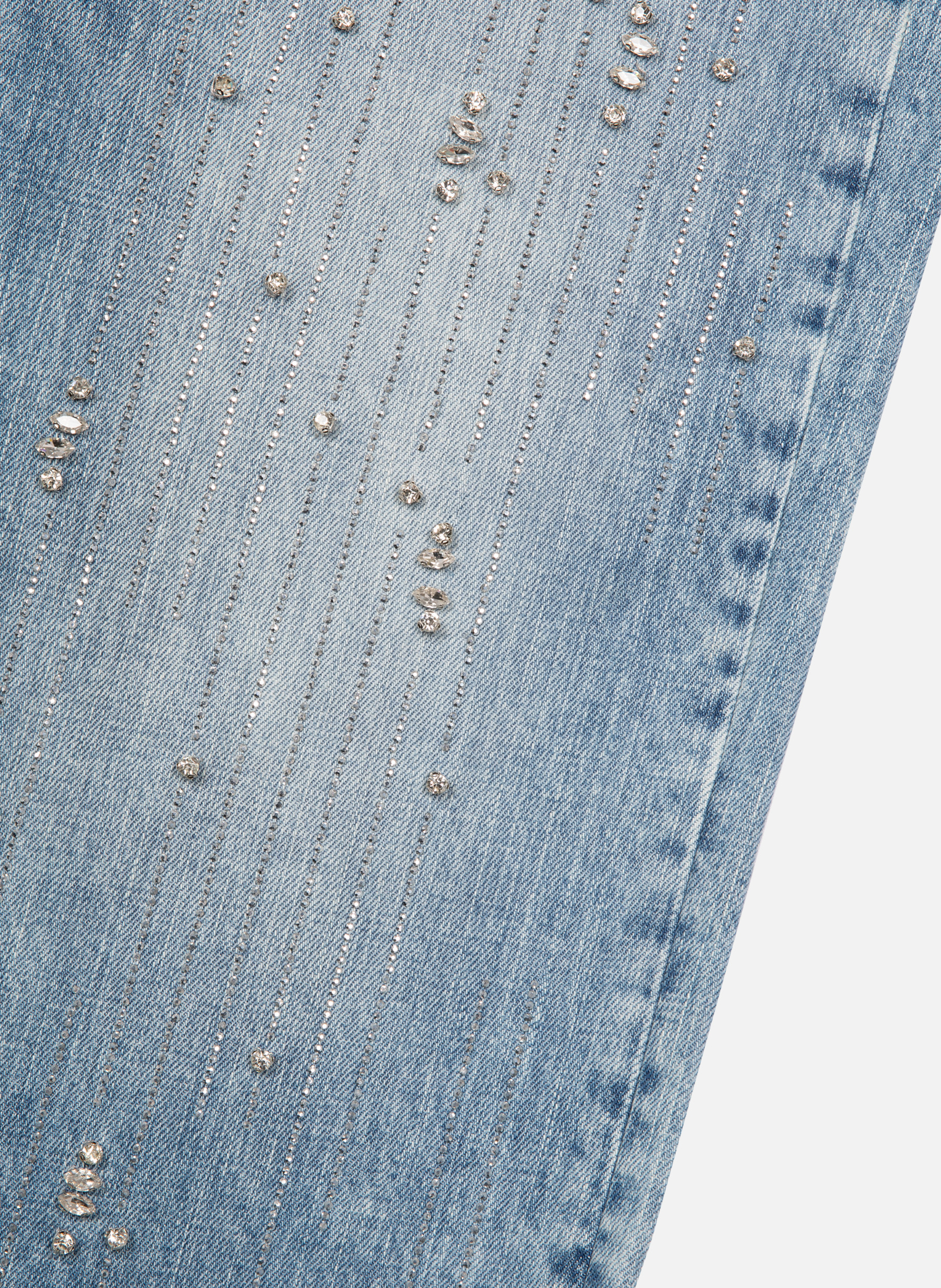 - Straight-leg jeans
- 5 pockets
- Straight cut
- Faded effect THE KOOPLES Blue