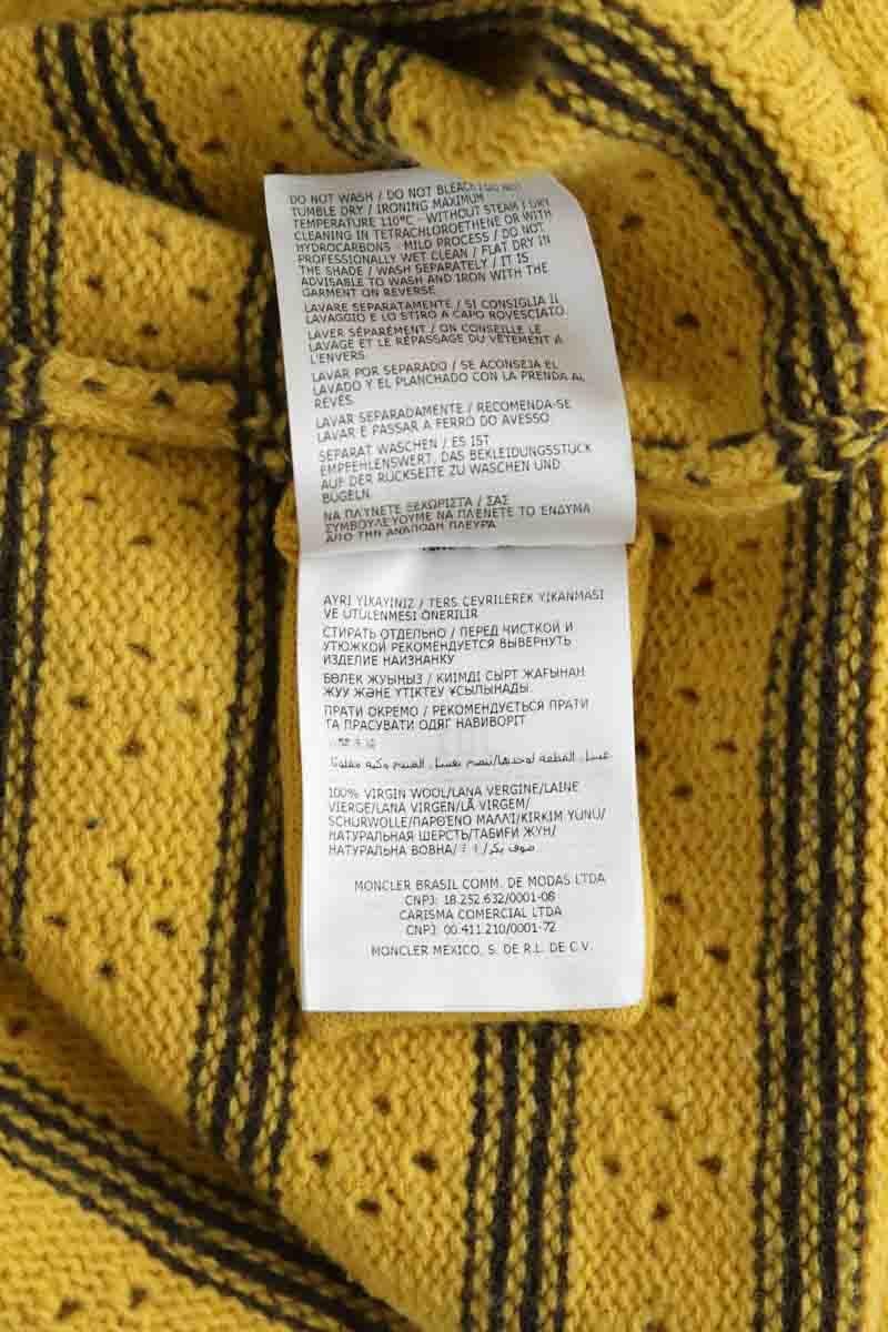 Wool sweater MONCLER - Seconde Main Yellow