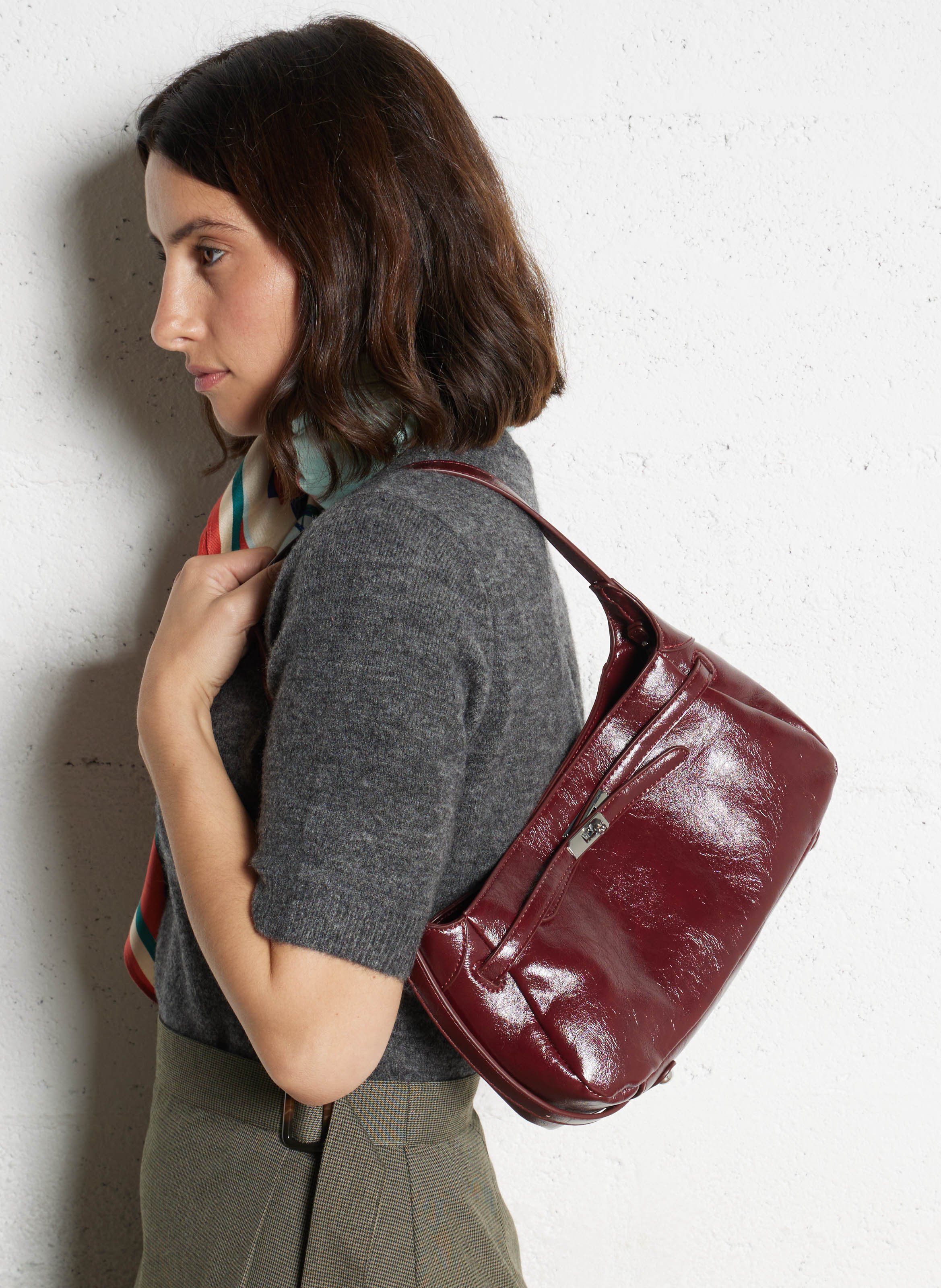 Schoudertas AU PRINTEMPS PARIS Violet