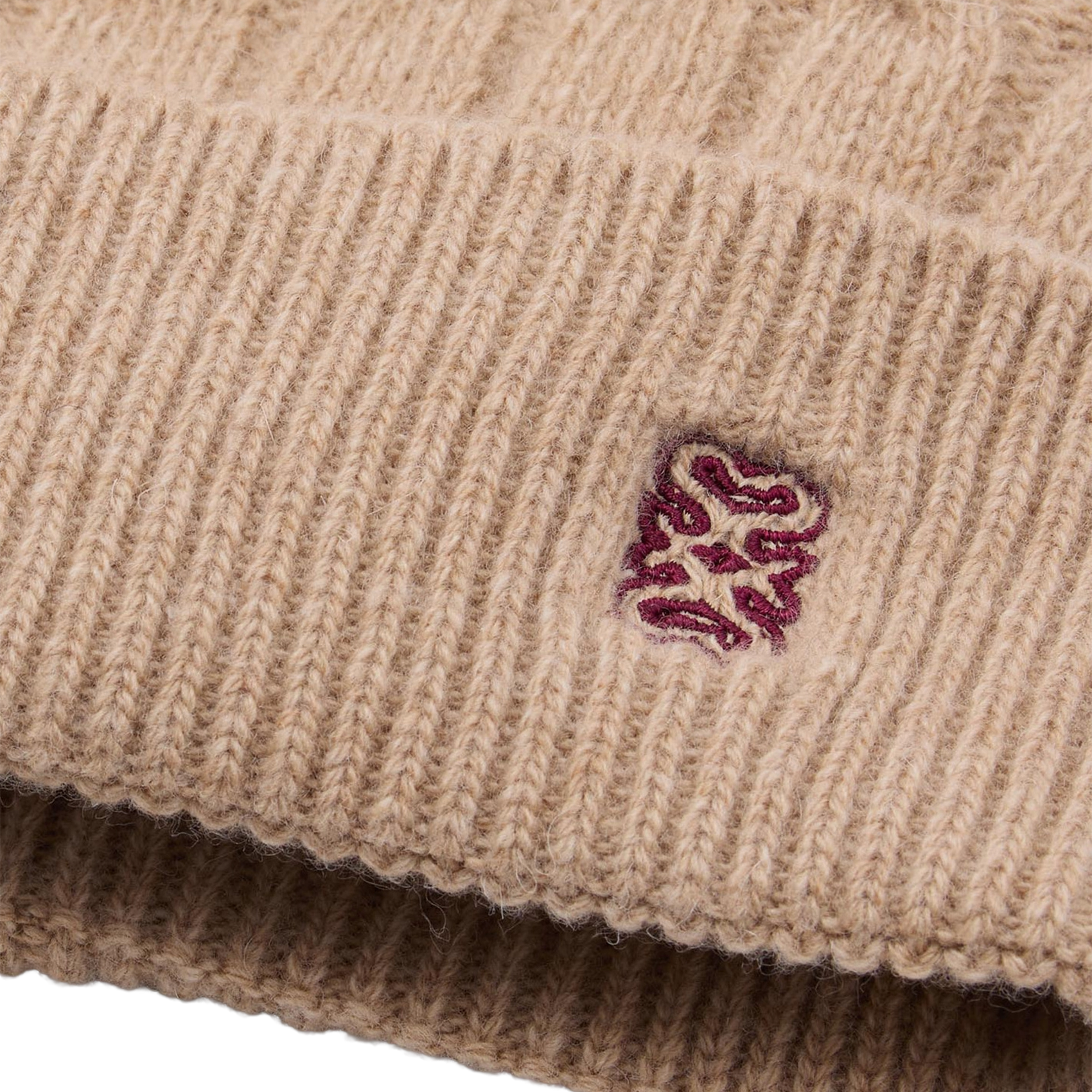 Wool and cashmere beanie SANDRO Beige