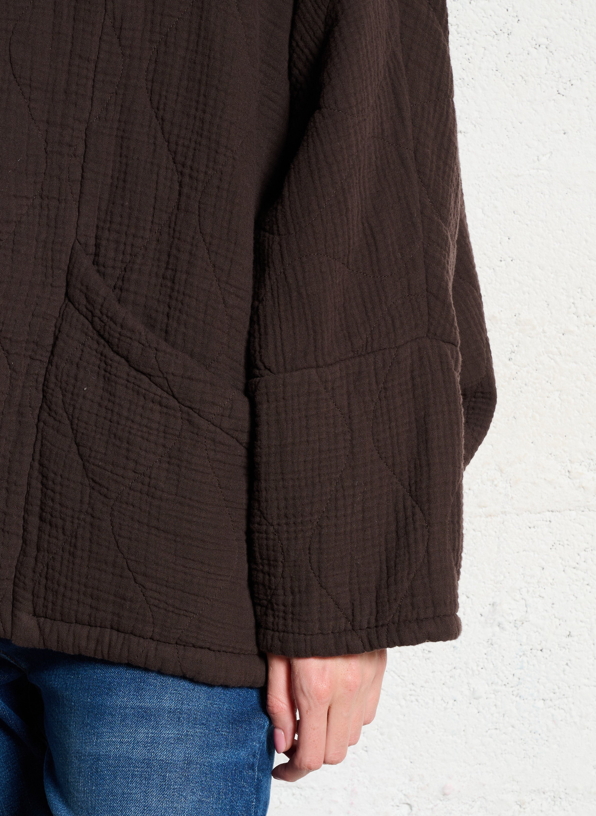 Oversize Steppjacke aus Baumwolle AOKYANOS Khaki