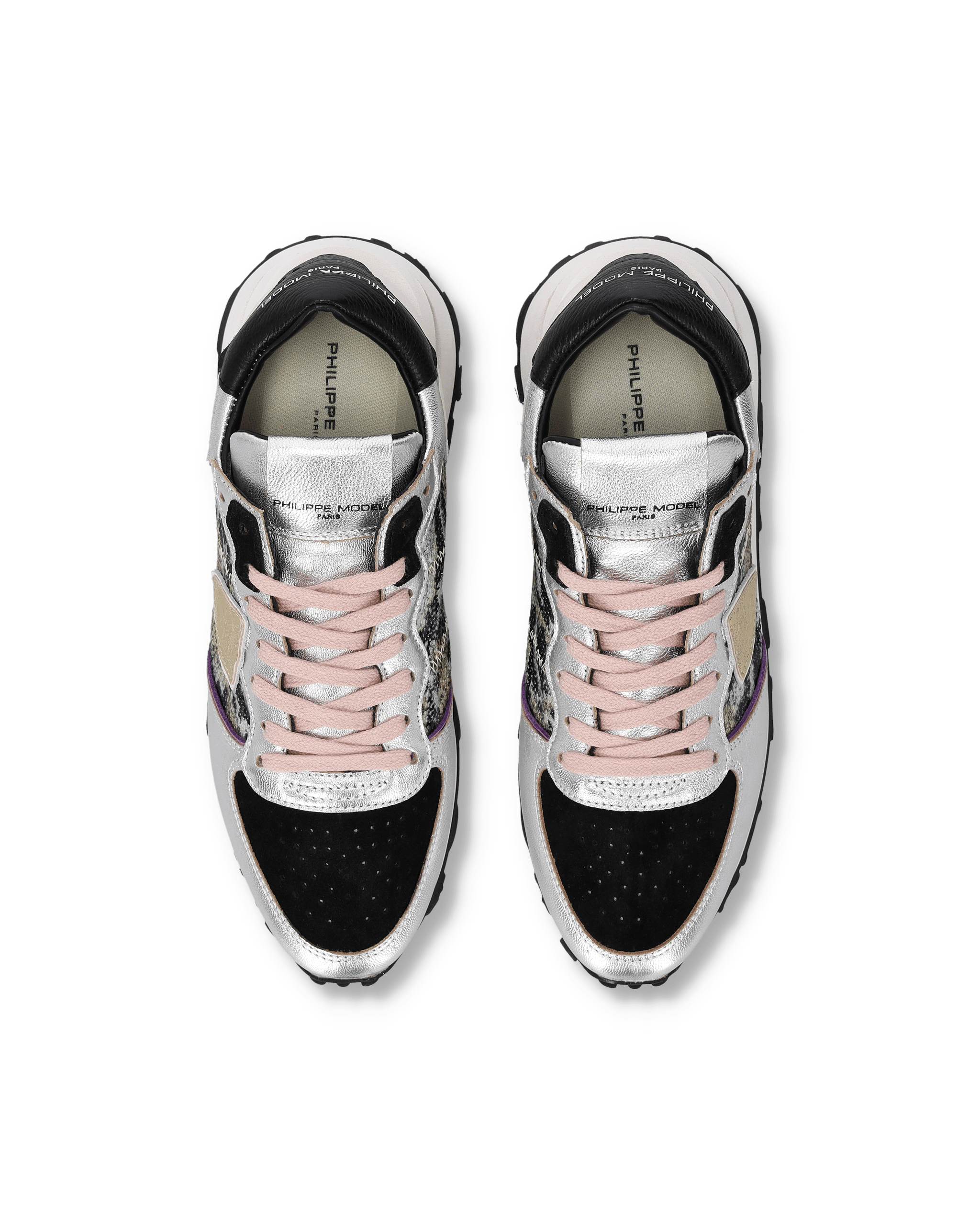 High-top running sneakers PHILIPPE MODEL Green