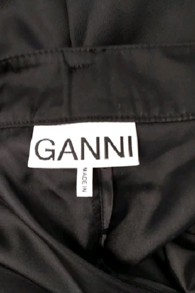 Wide trousers GANNI - Seconde Main Black