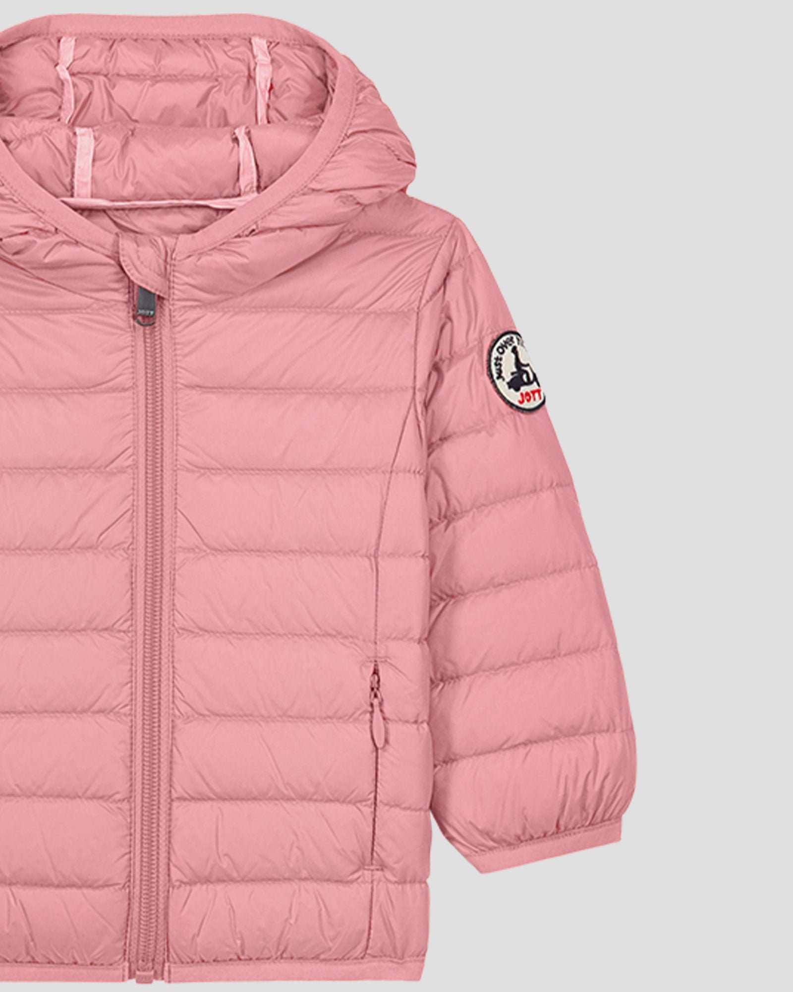 Baby puffer jacket with ears mael JOTT Pink