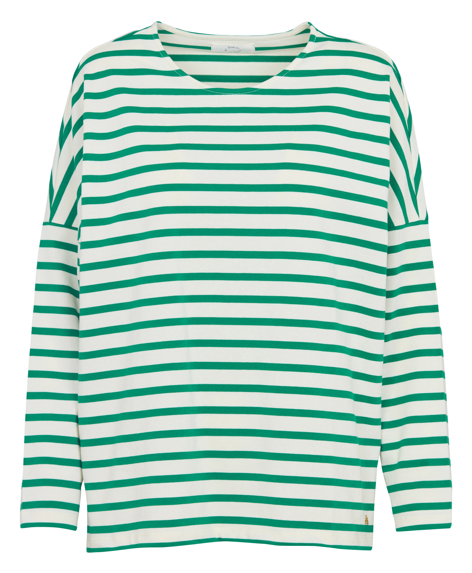 T-shirt met wijde pasvorm en strepen DES PETITS HAUTS