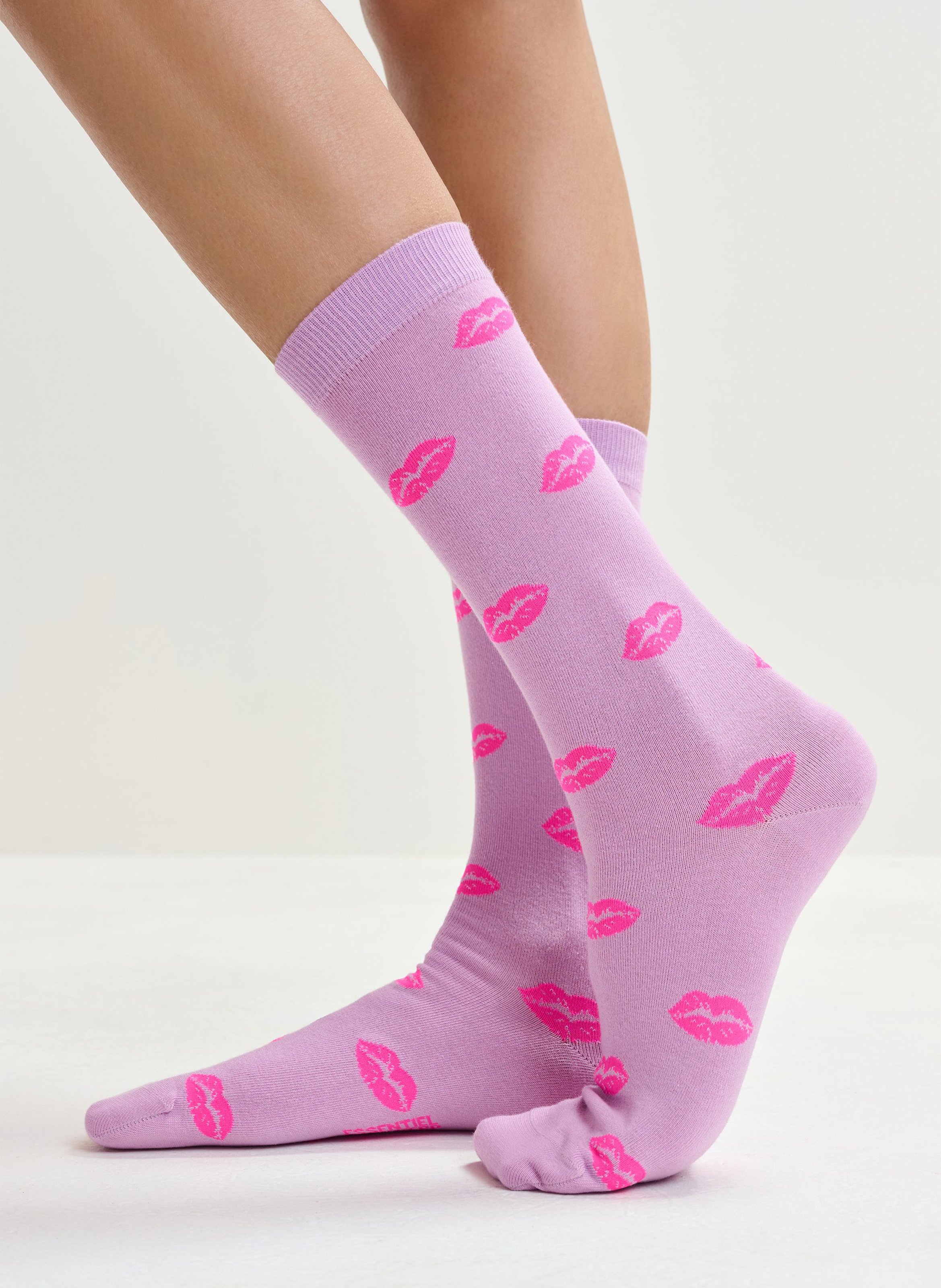 Jacquard-Socken ESSENTIEL ANTWERP Violett