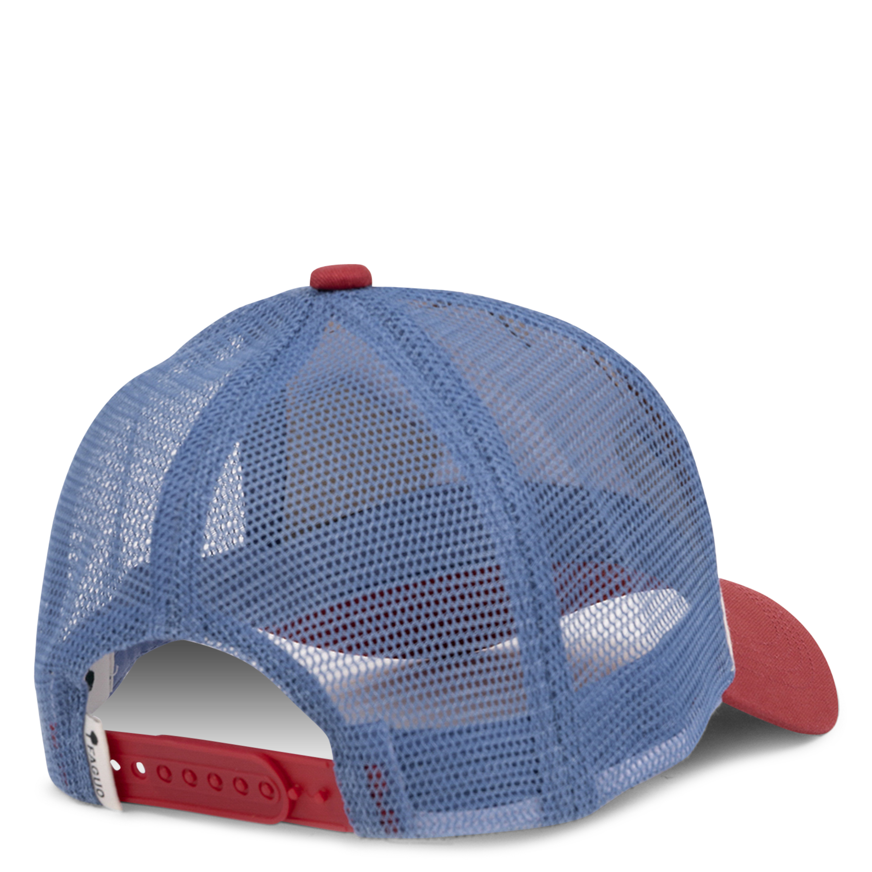Casquette brodée en coton recyclé FAGUO Rouge