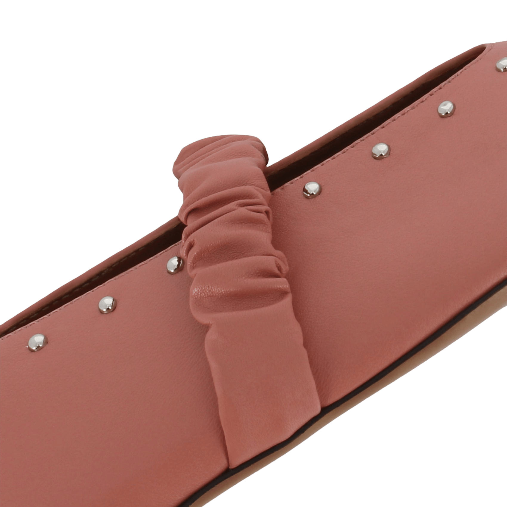 Ballet flats with leather studs SOCQUE PARIS Pink