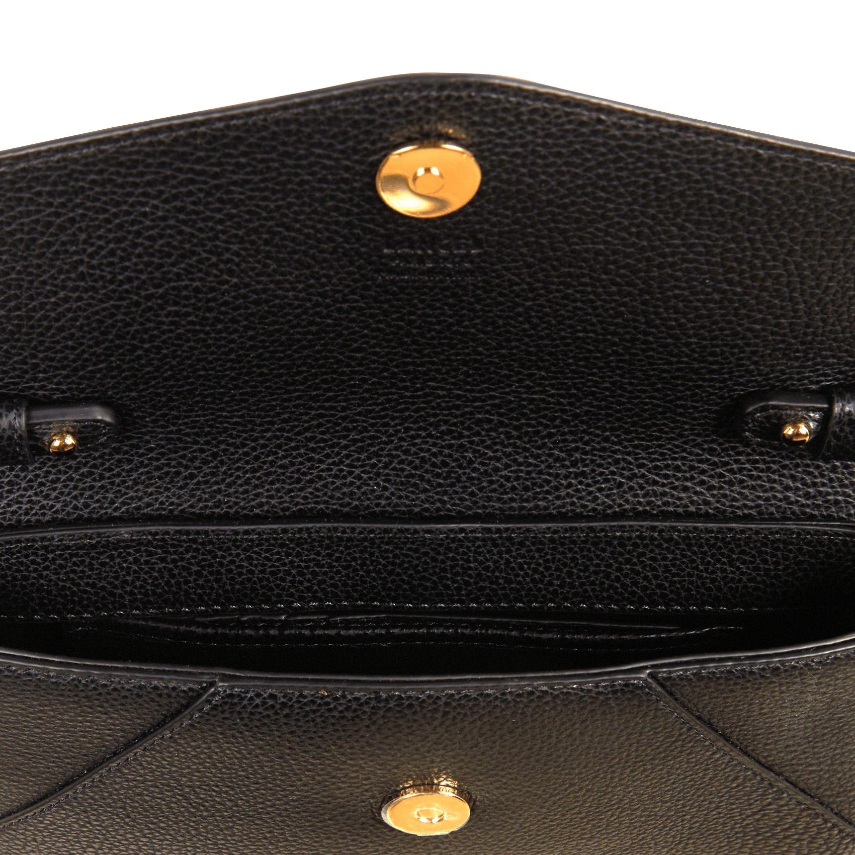 Pochette en cuir LANCEL Noir