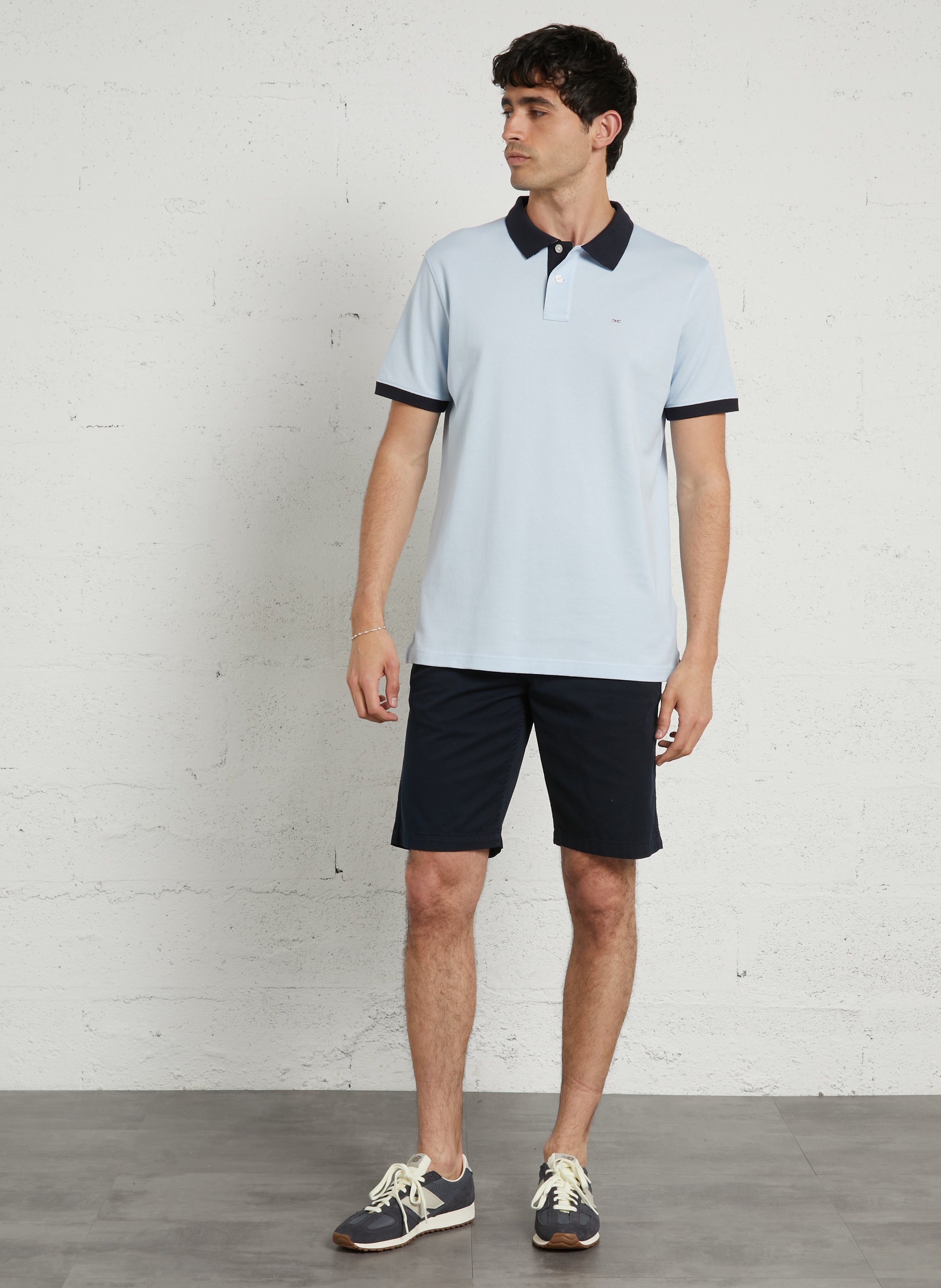 Bermuda droit  EDEN PARK Bleu