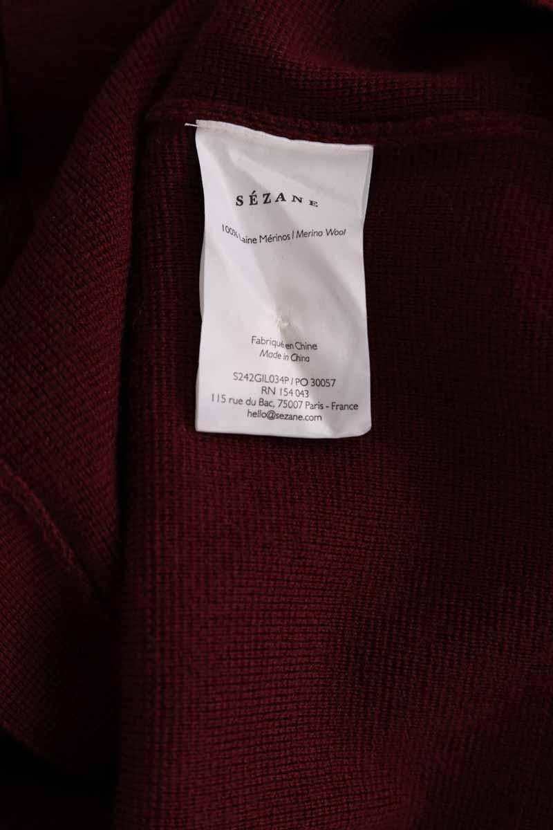 Cardigan SEZANE - Seconde main Rouge