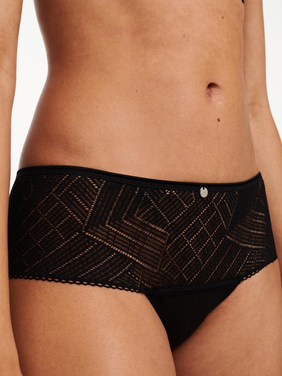 Lace boy shorts CHANTELLE Black