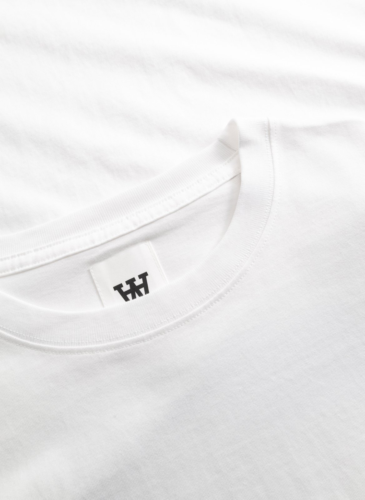 Round-neck cotton T-shirt WOOD WOOD White