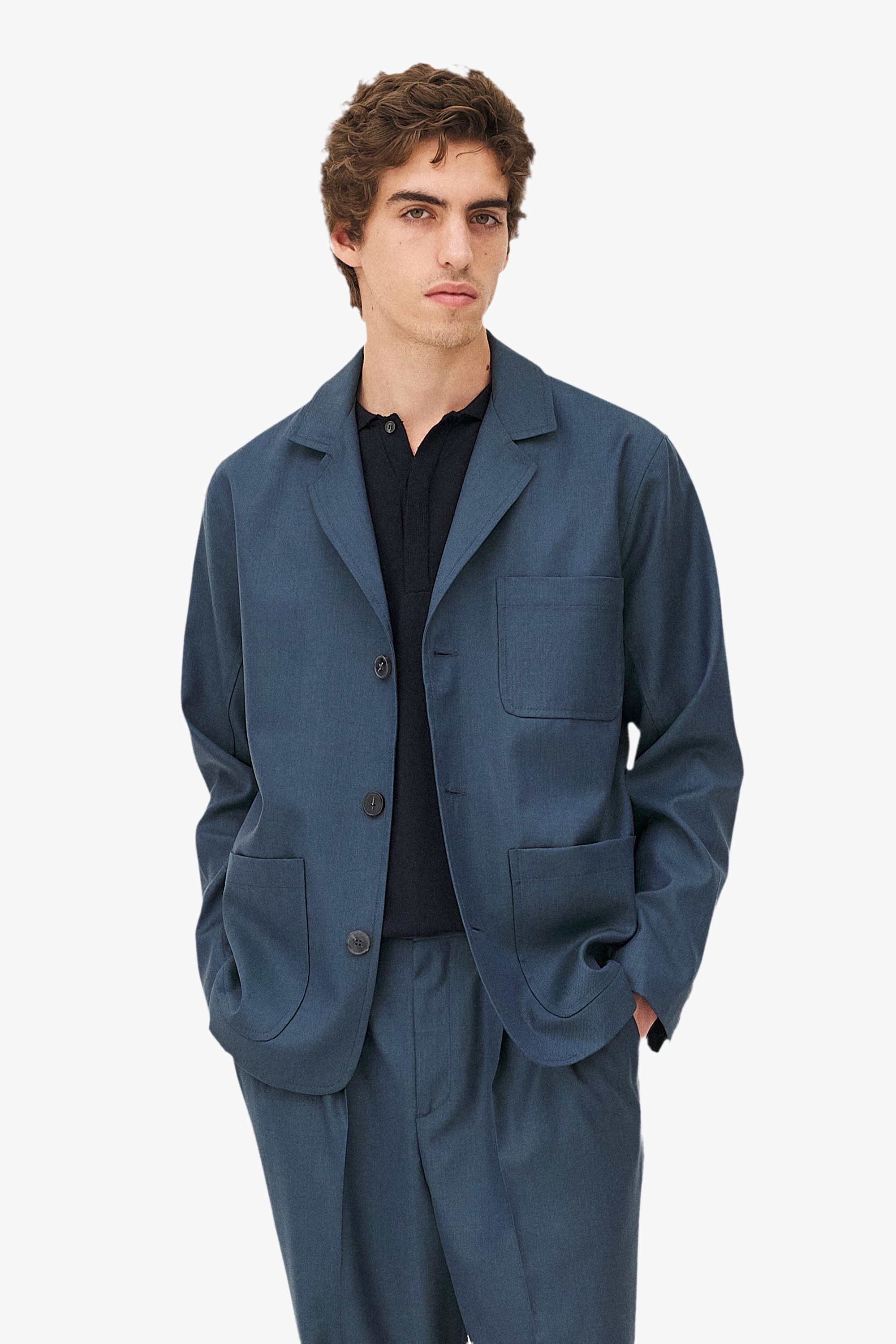 Casual blazer Nairo | Blue Noyoco Men