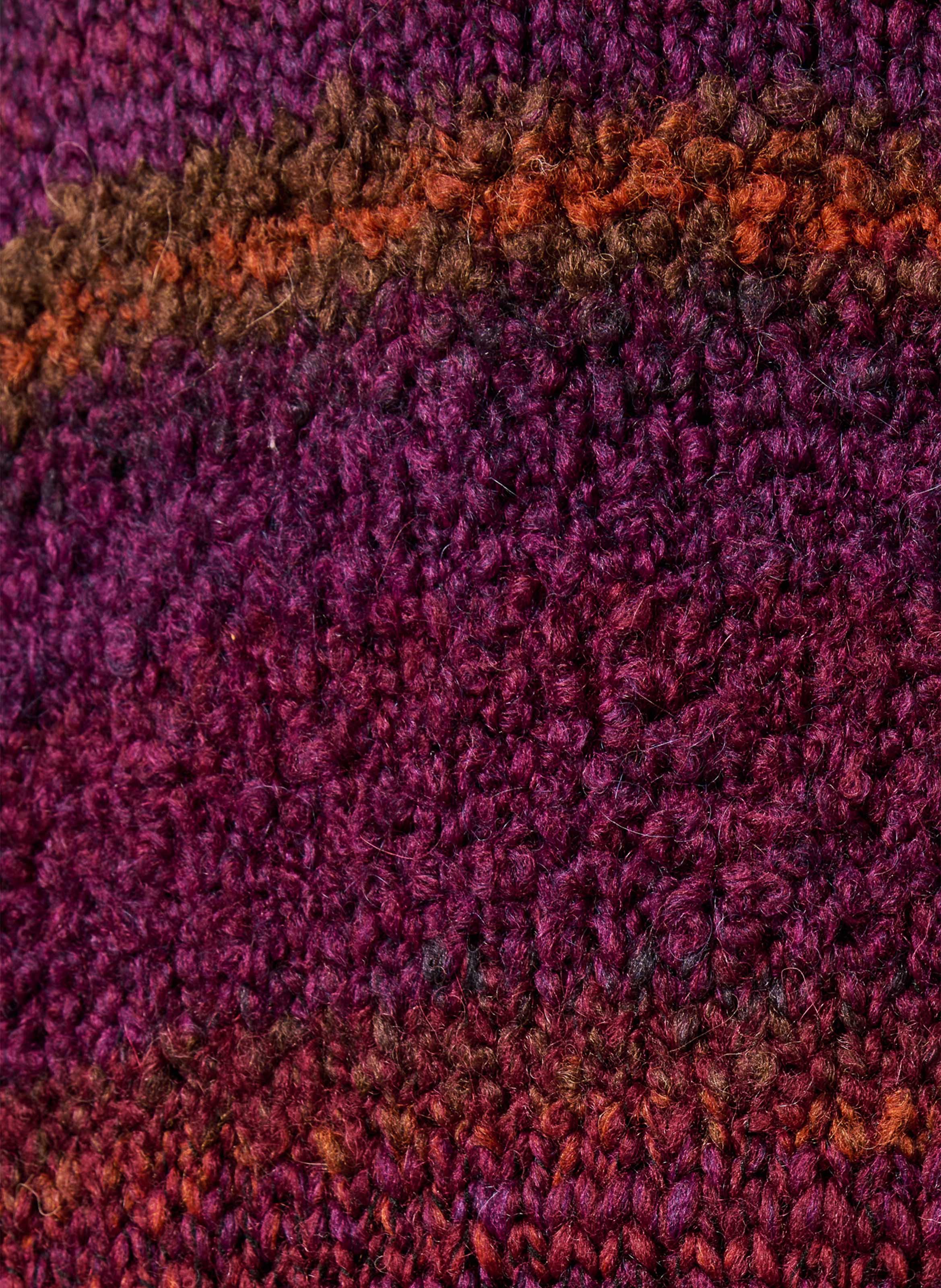 Striped wool blend sweater LA FEE MARABOUTEE Red