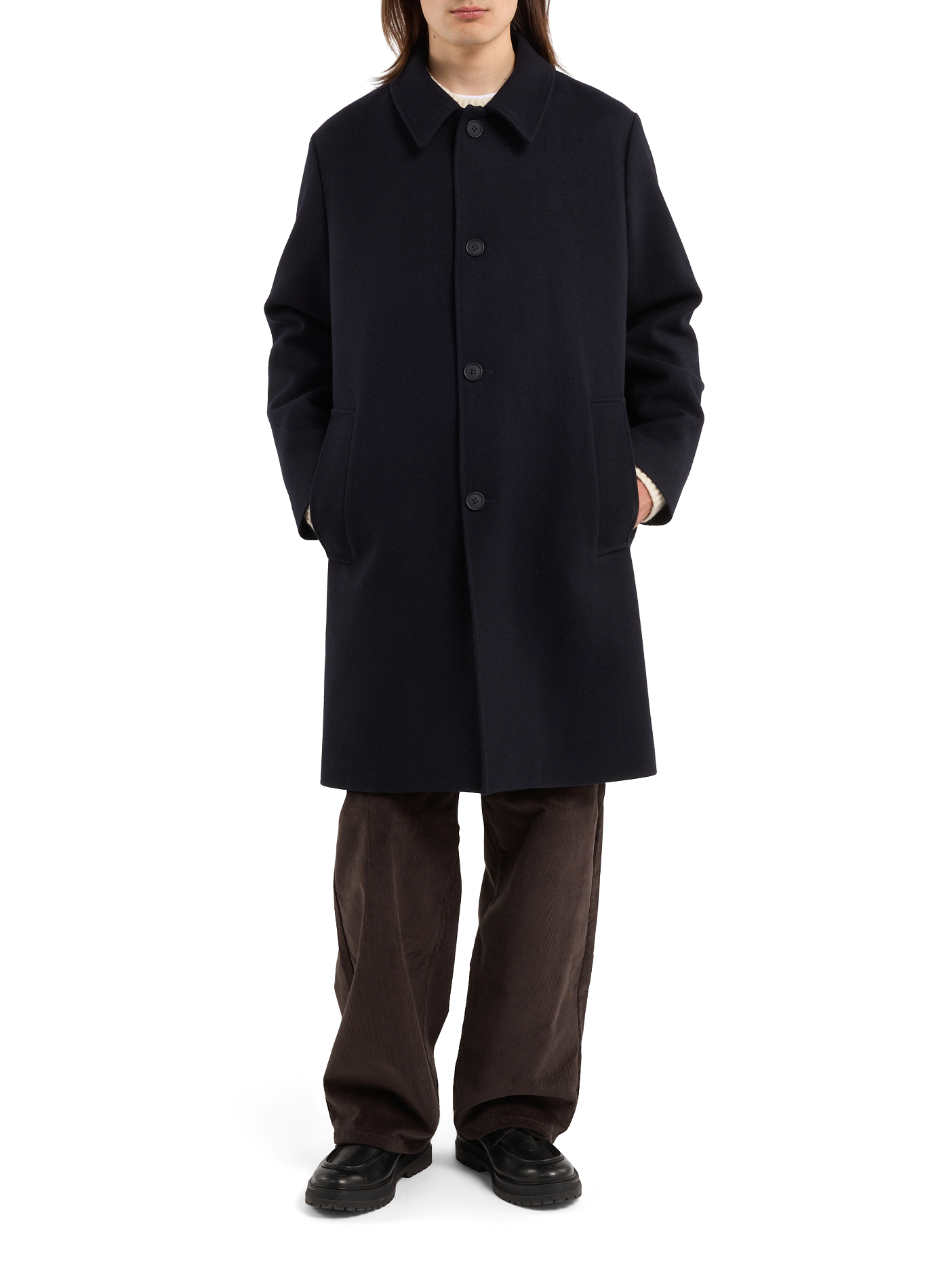 Long wool coat SAISON 1865 Blue
