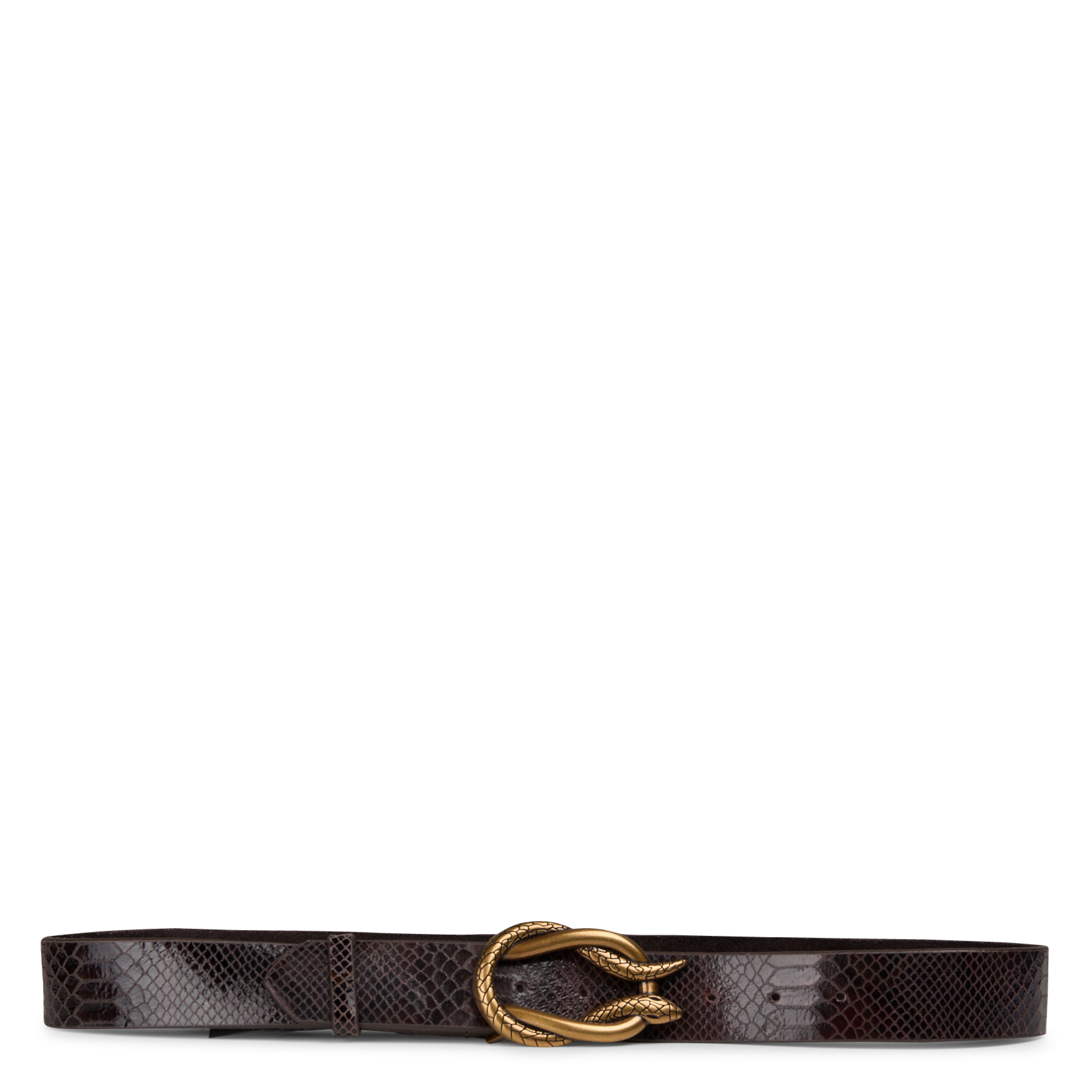 Ceinture en cuir MAISON 123 Marron