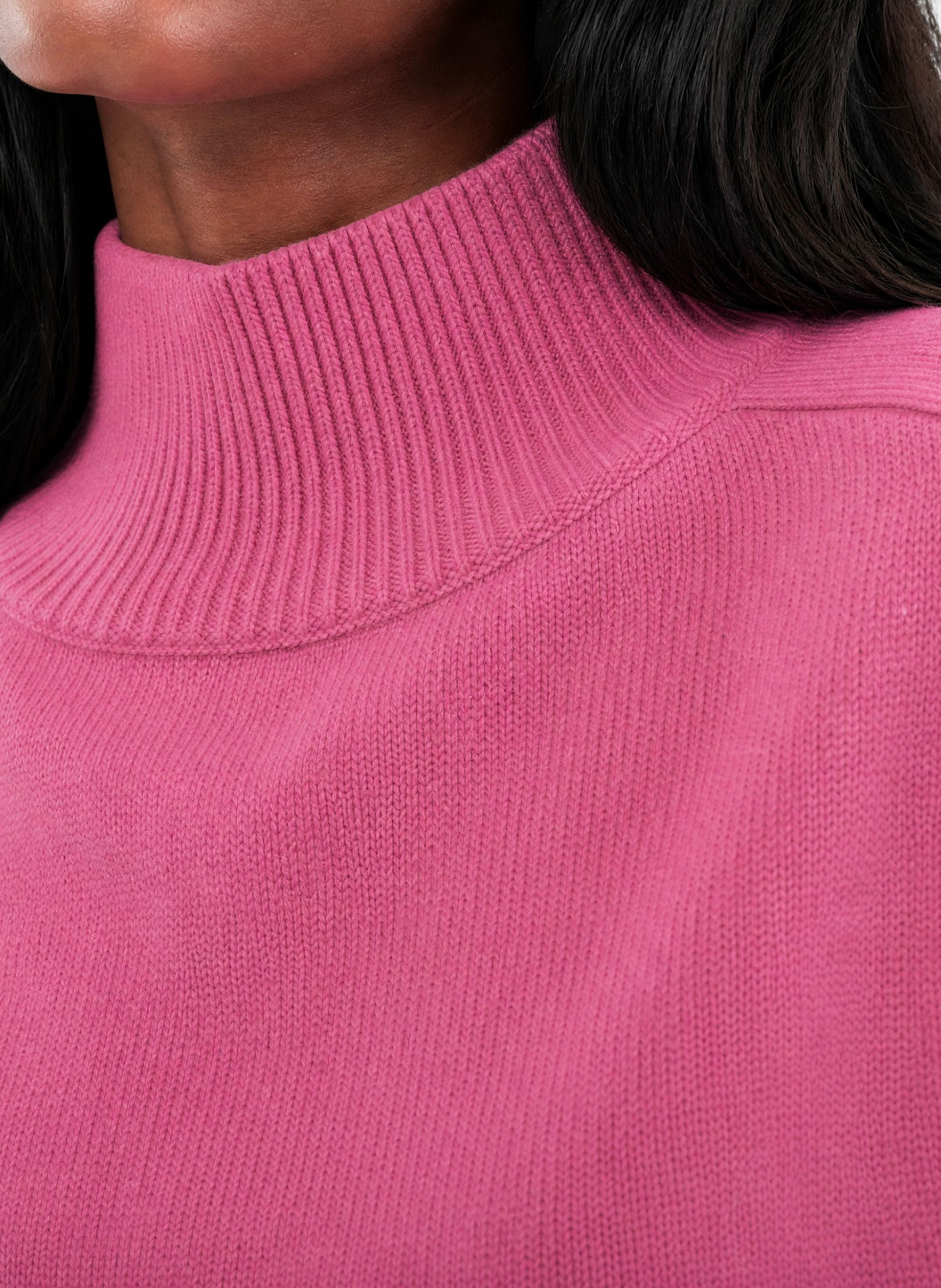 Merino wool high-neck sweater THE KOOPLES Pink