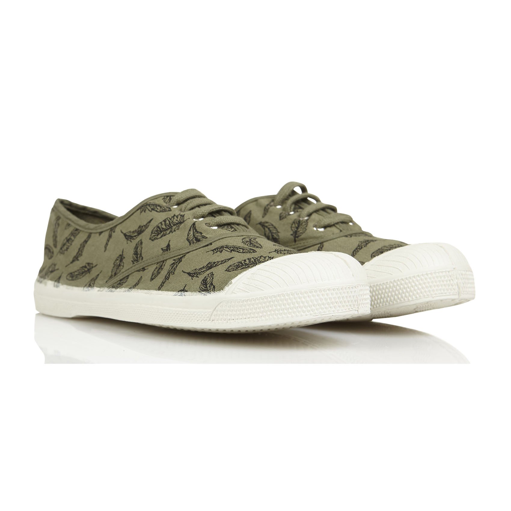 Cotton trainers SWILDENS Khaki
