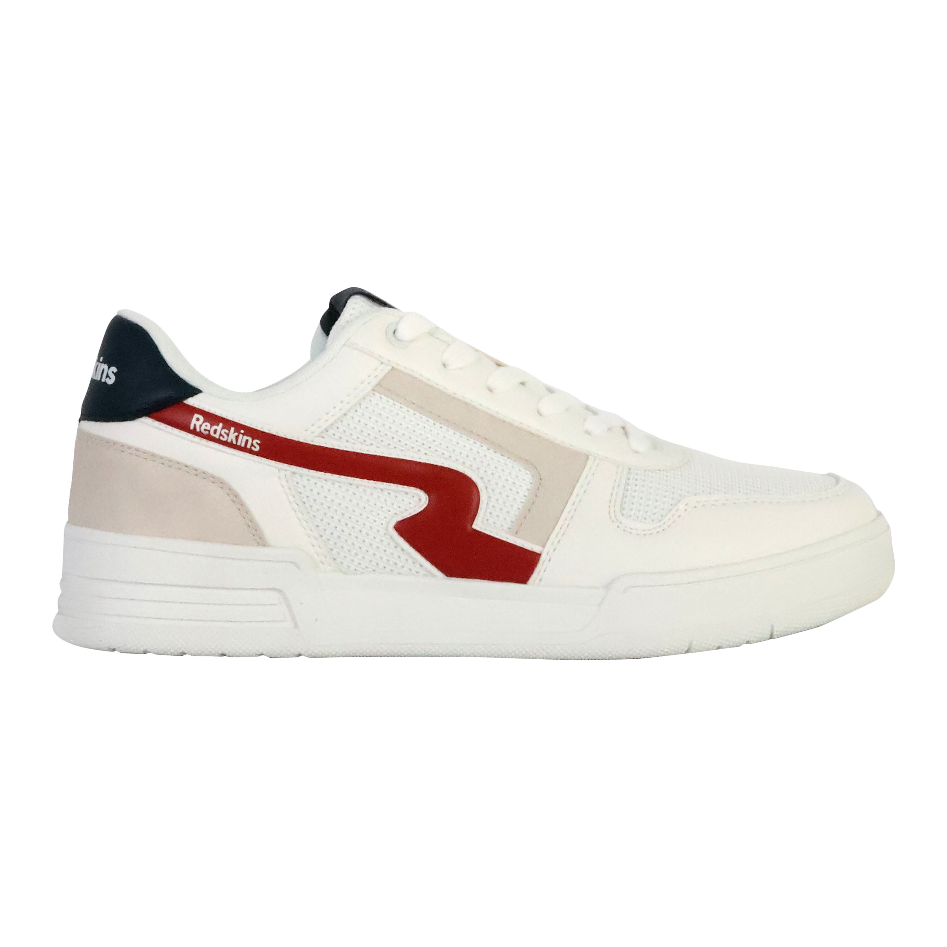 Finn lace-up basket REDSKINS White