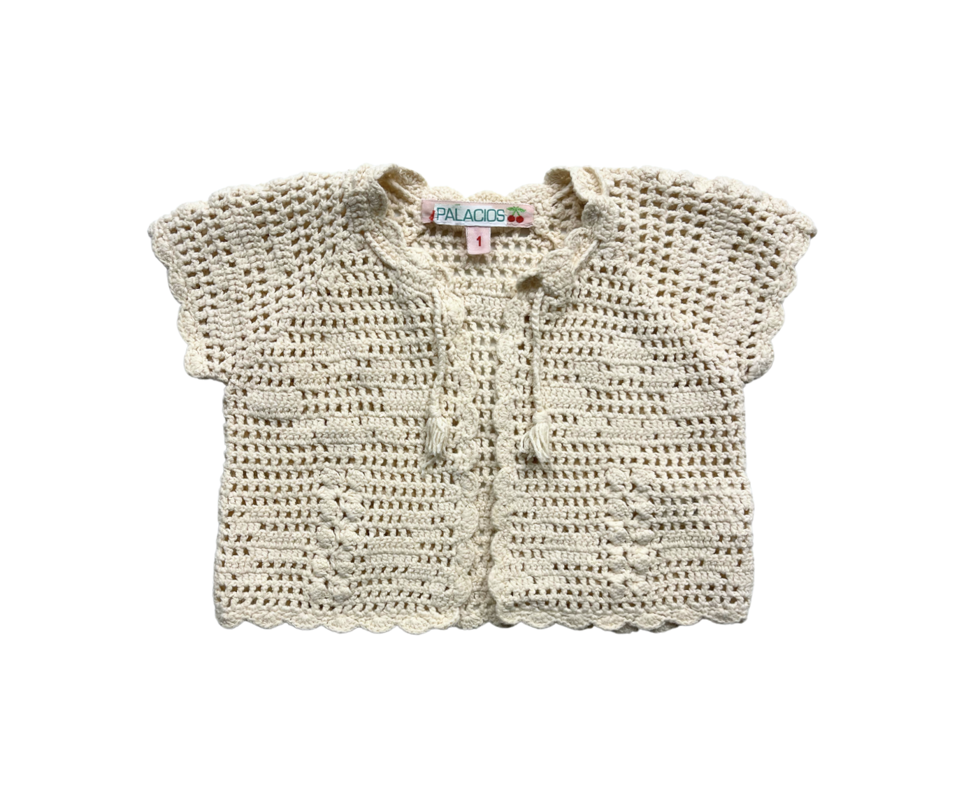 Beige Baby Cardigan - 12 months BONPOINT - Seconde Main Beige