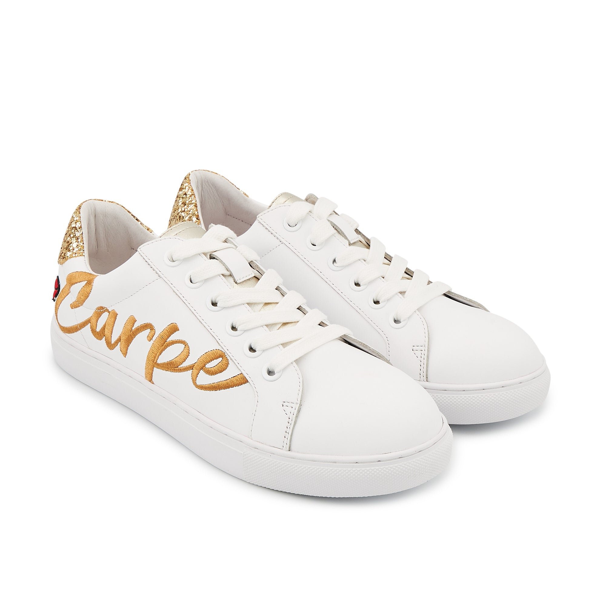 Leather sneakers BONS BAISERS PARIS White