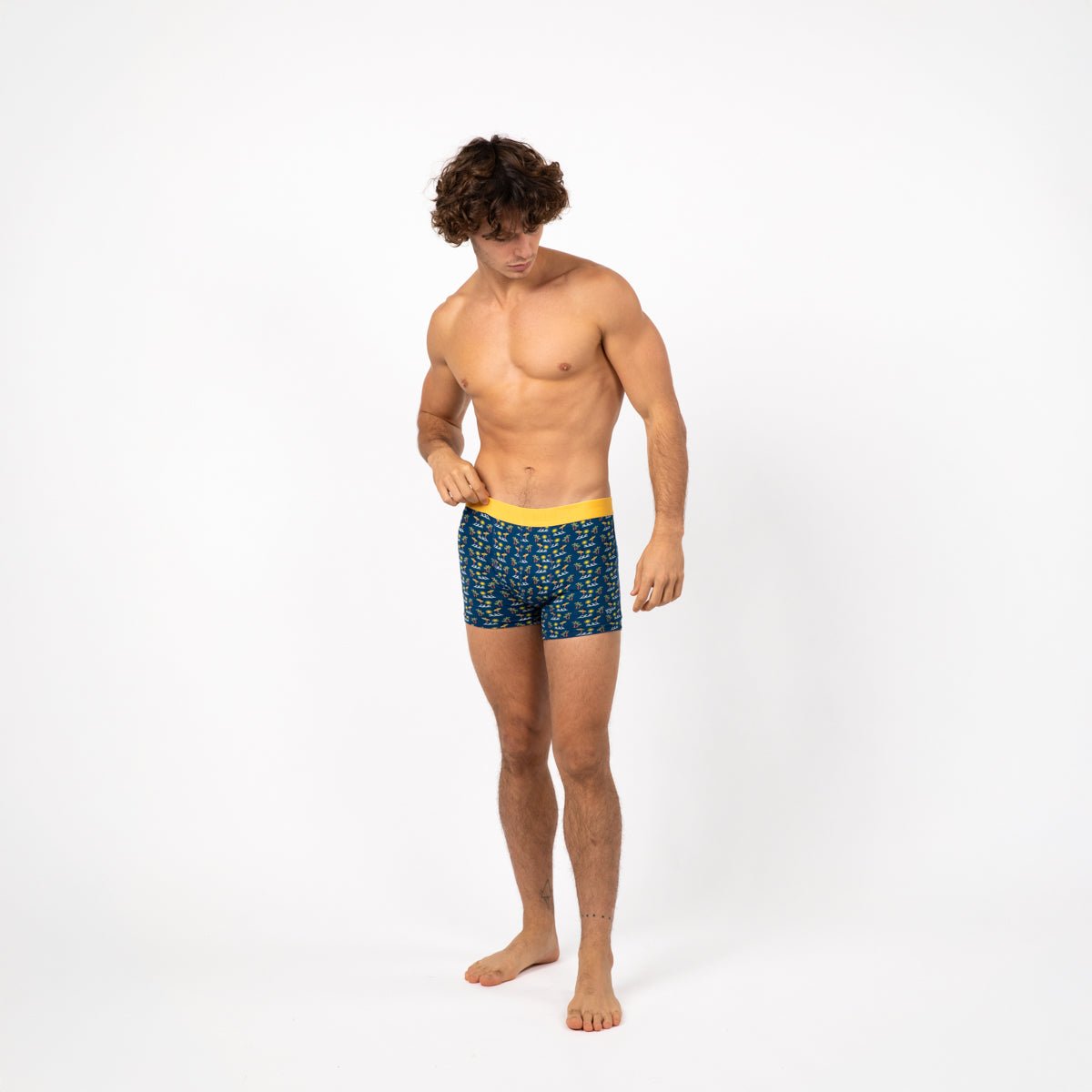 Organic cotton boxers BILLYBELT Blue