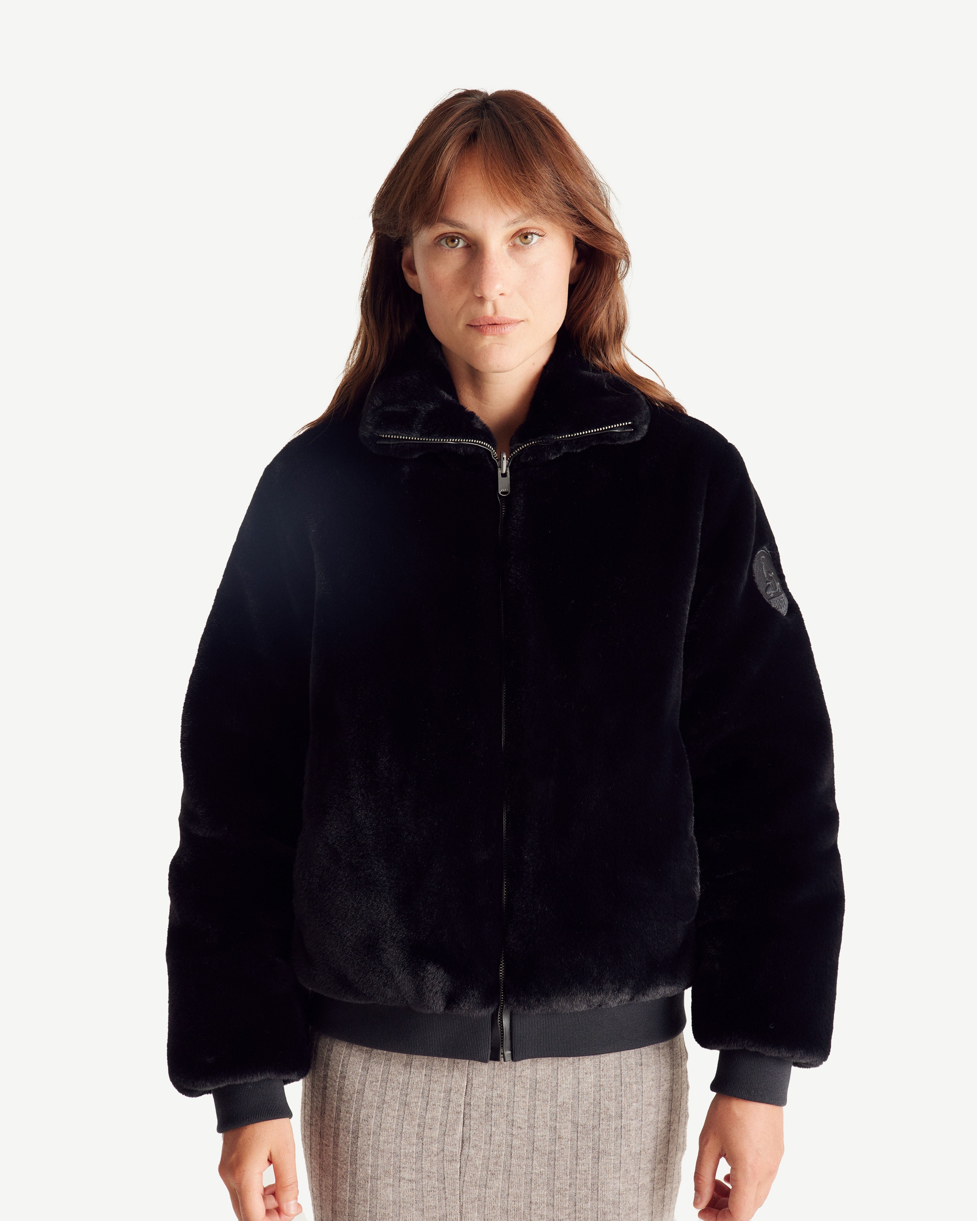 Reversible down jacket for extreme cold gala 2.0 JOTT Black