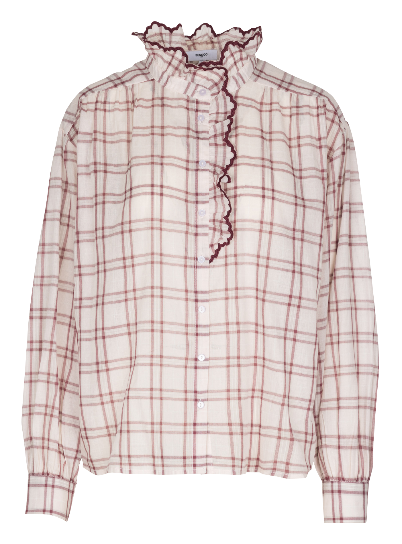 Alexandra checked shirt SUNCOO Pink