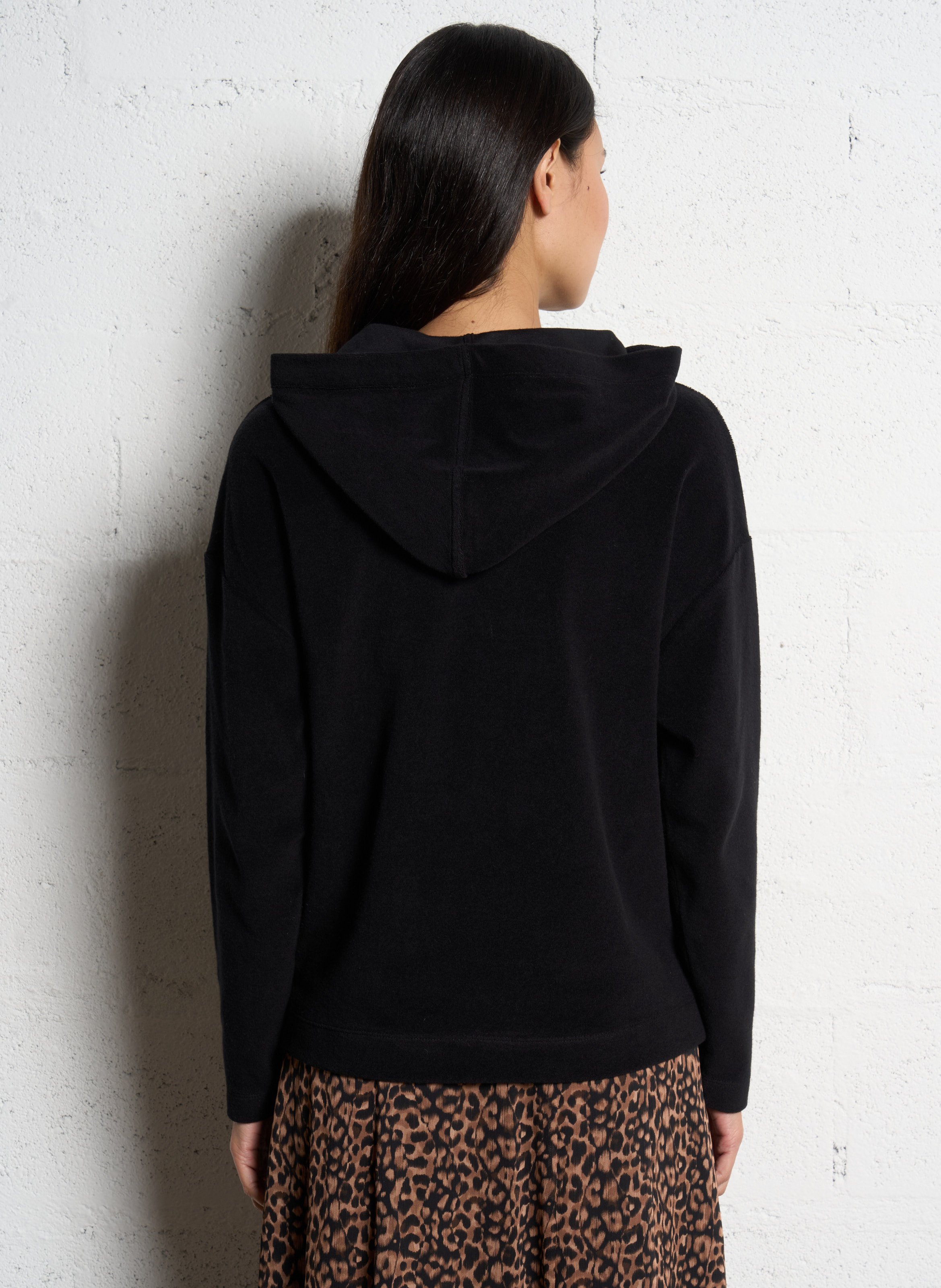 Effen sweater ONE STEP Zwart