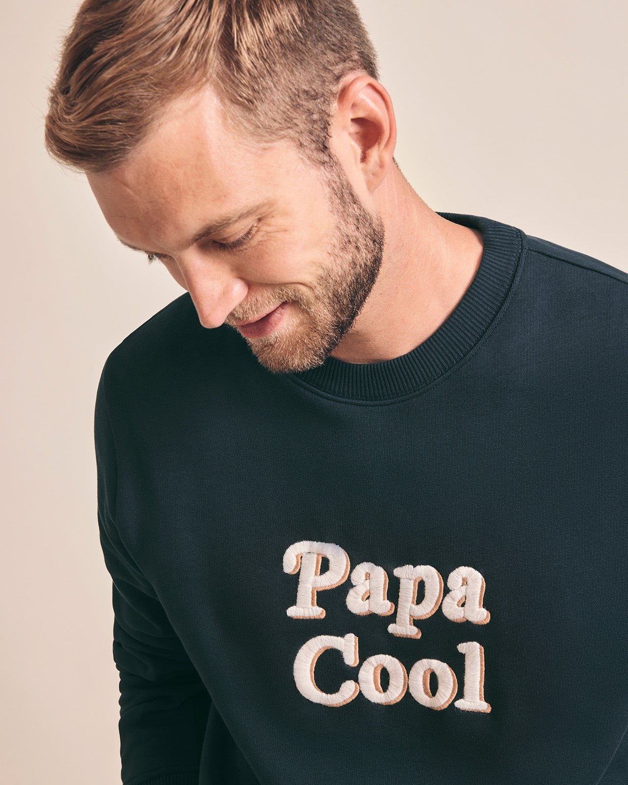 The cool dad organic cotton sweatshirt EMOI EMOI Blue
