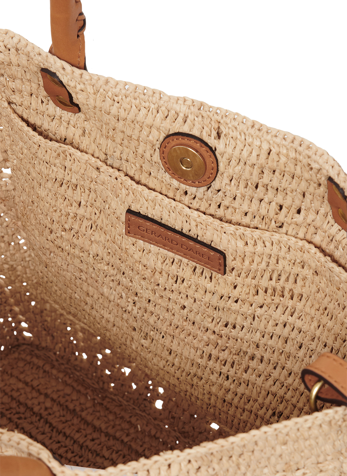 Schoudertas met hengsels GERARD DAREL Beige