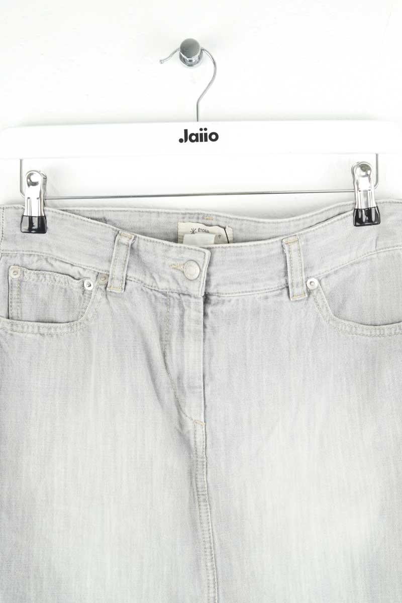 Cotton mini skirt ISABEL MARANT ÉTOILE - SECONDE MAIN Grey