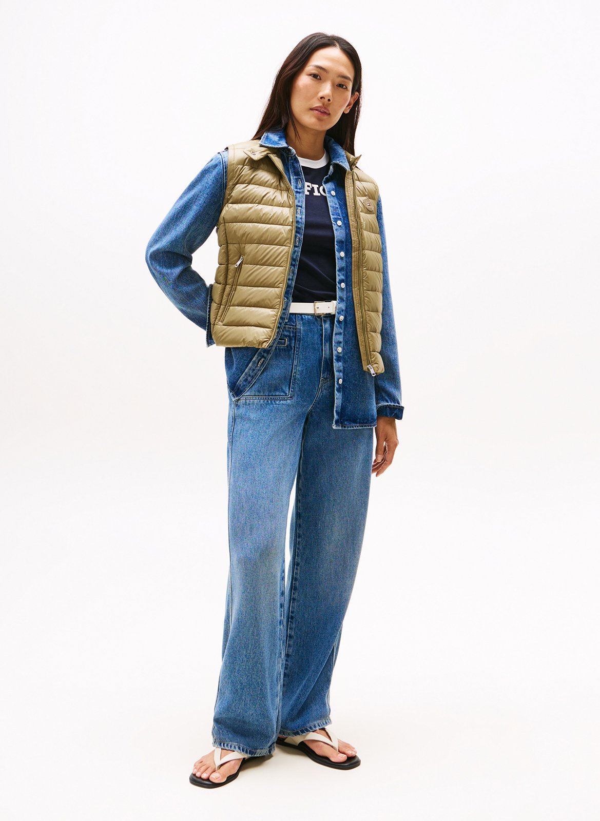 Round-neck sweater TOMMY HILFIGER Khaki