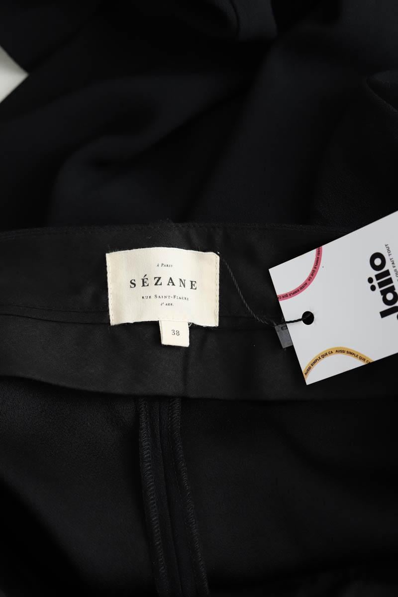Black straight-leg  pants SEZANE - Seconde main Black