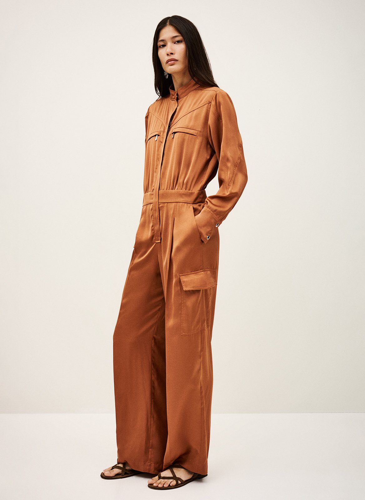 Combinaison droite satinée BA&SH