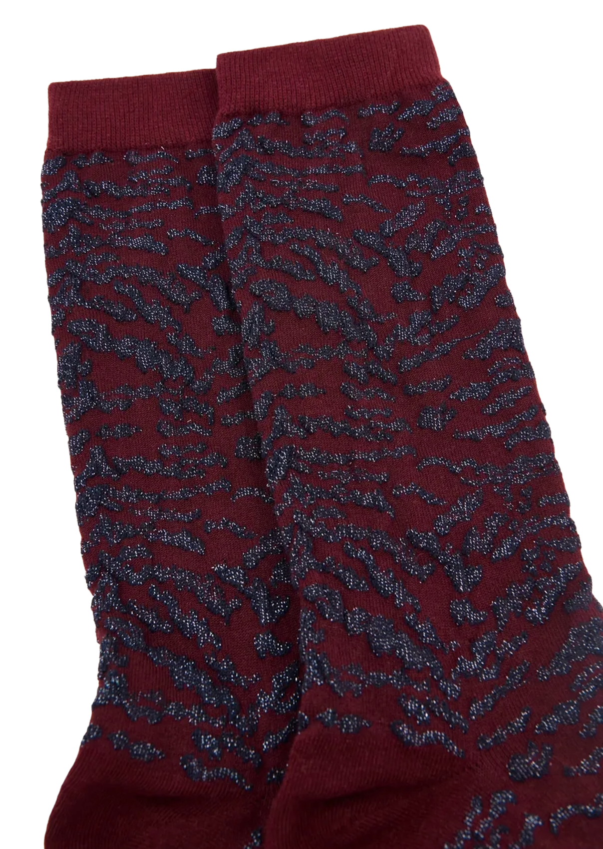 Chaussettes en maille jacquard ESSENTIEL ANTWERP Rouge