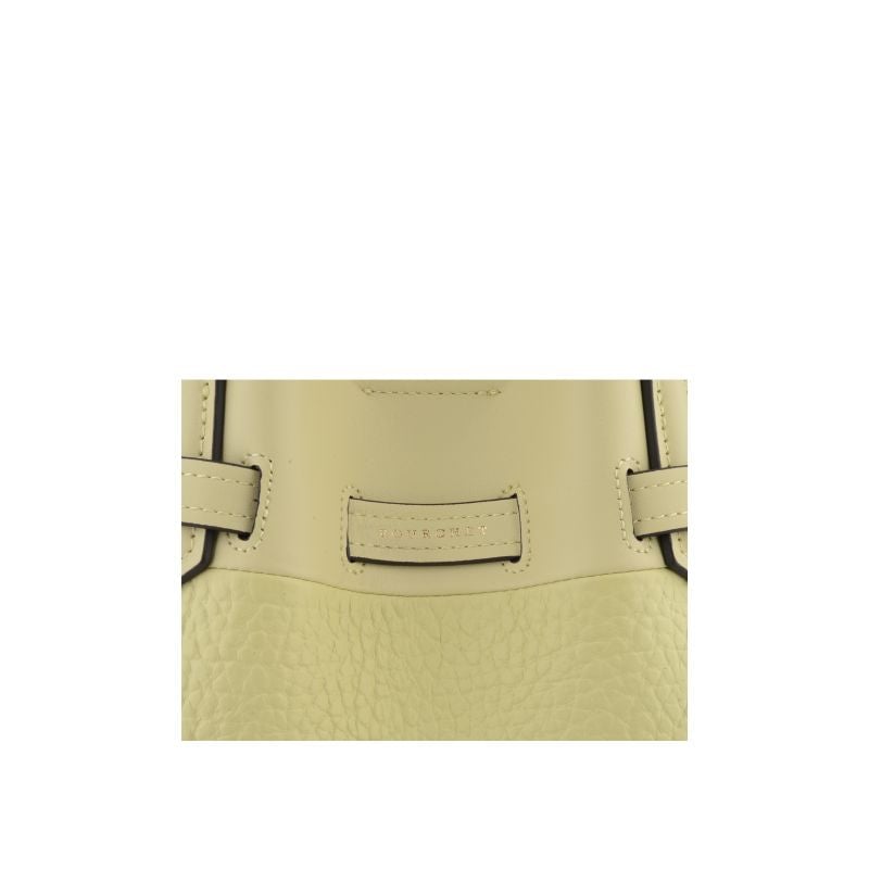 Handbag - cowhide leather POURCHET Brown