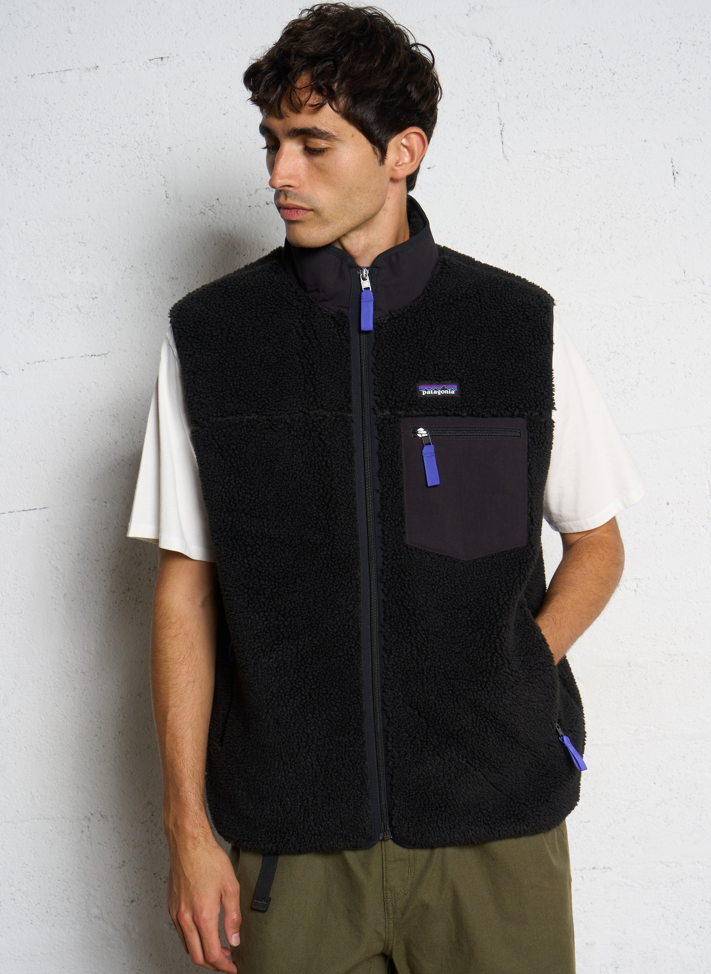 Straight high-neck fleece PATAGONIA Black