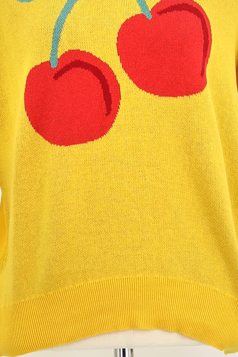 Sweatshirt MAKE MY LEMONADE - Seconde Main Yellow