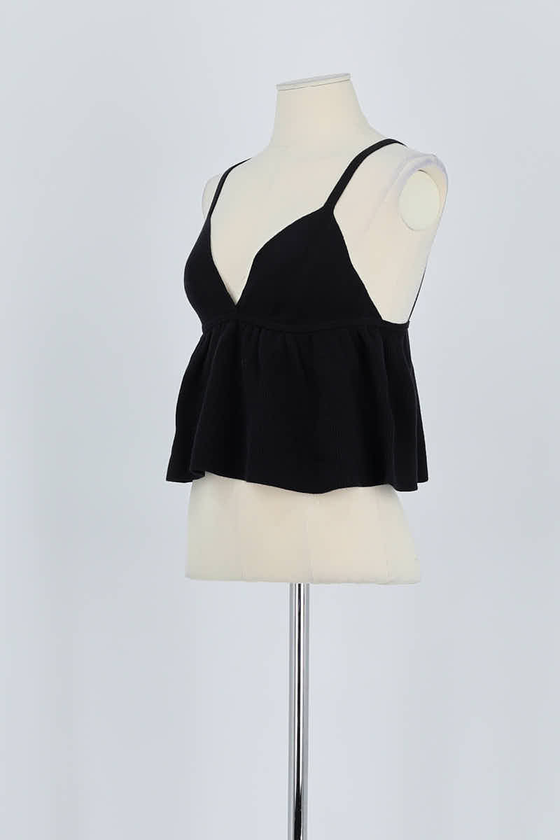 Azawood sleeveless top SEZANE - Seconde main Black