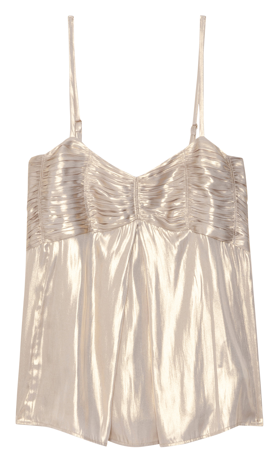 Metallisches Crop-Top ZADIG&VOLTAIRE Gelb