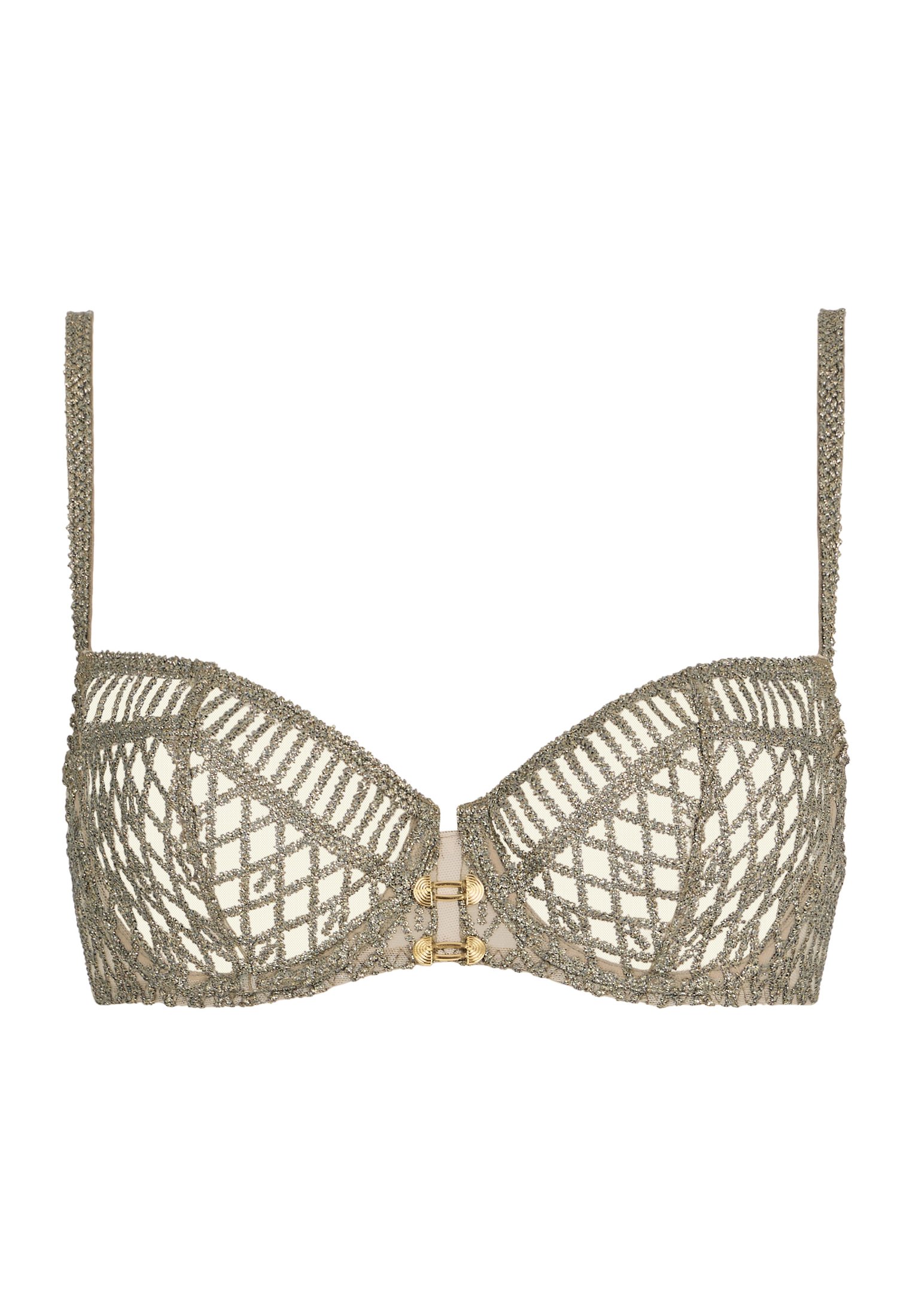 Underwired demi-cup bra AUBADE Green