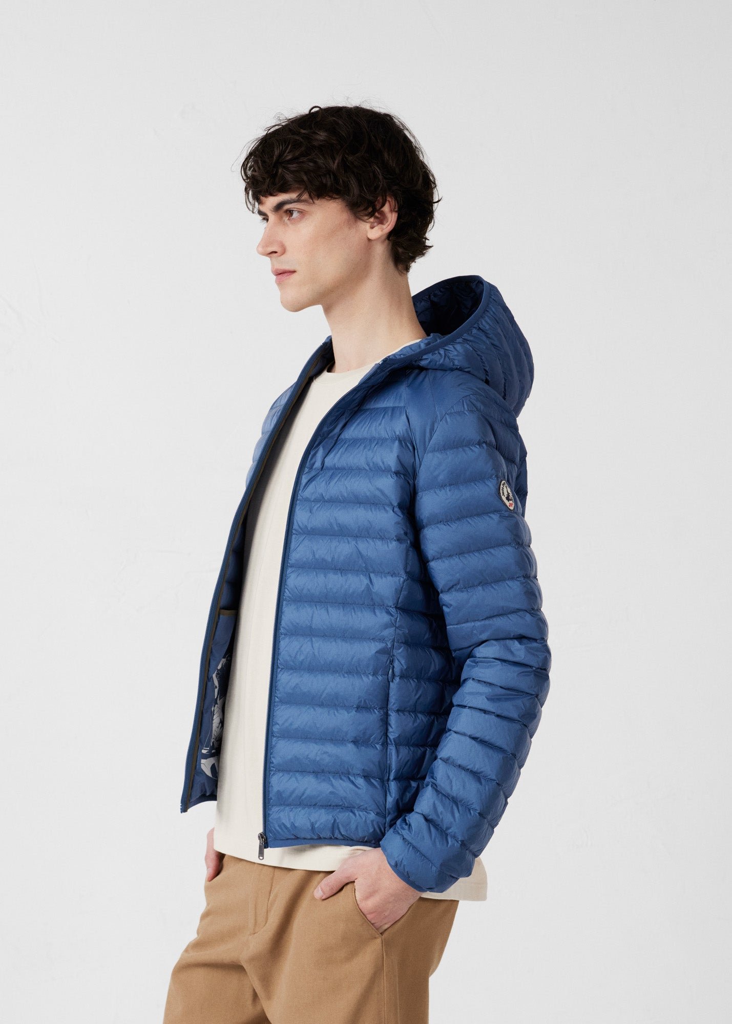 Lightweight hooded puffer jacket nico JOTT Blue