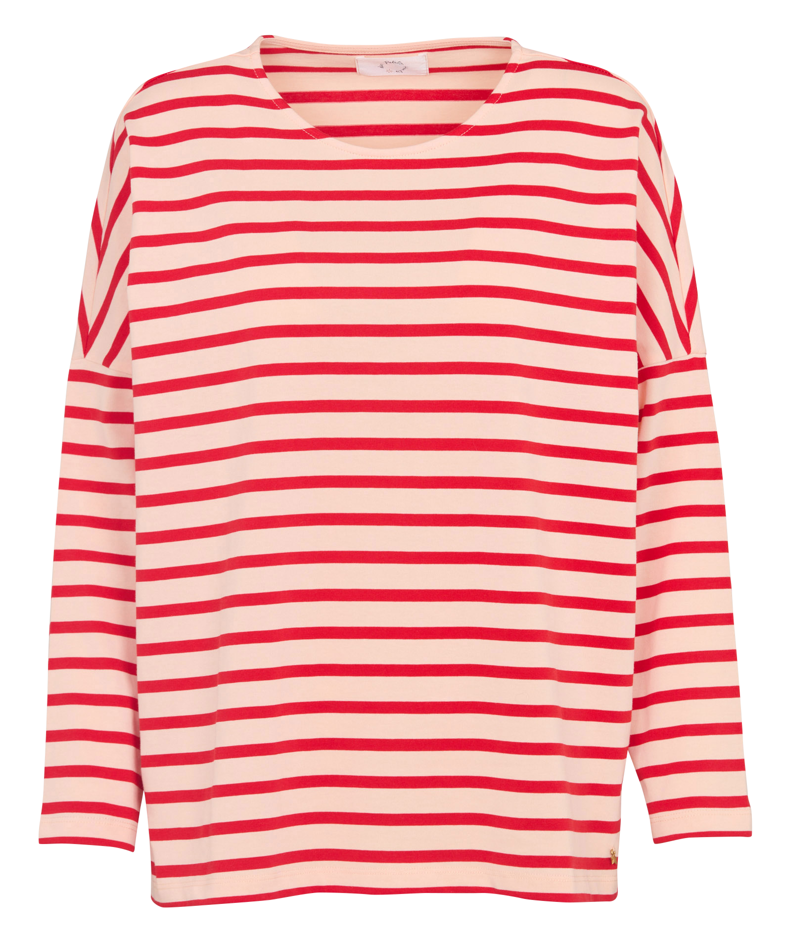 T-shirt met wijde pasvorm en strepen DES PETITS HAUTS